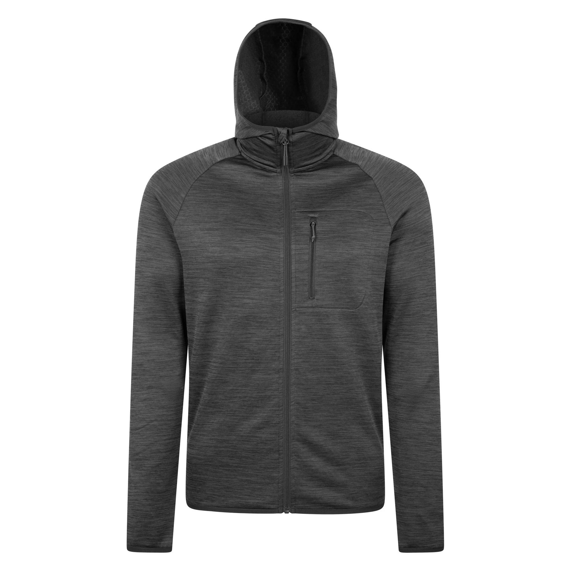Mountain Warehouse Men's Grey Marker Active Hoodie - 4XL - 100% Mixed