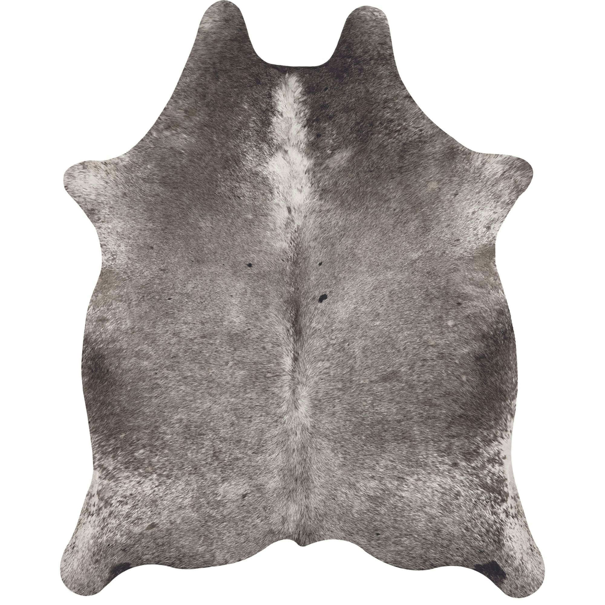 Rackhams Grey Large Faux Hides Animal Print Rug - 155X190 Cm