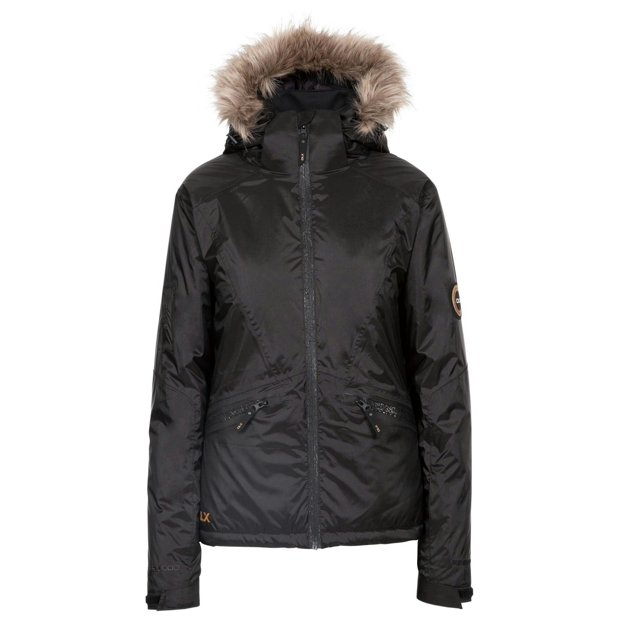 Trespass Women's Black Meredith Dlx Ski Jacket - Xxs - 60% Polyester/40% Polyamide