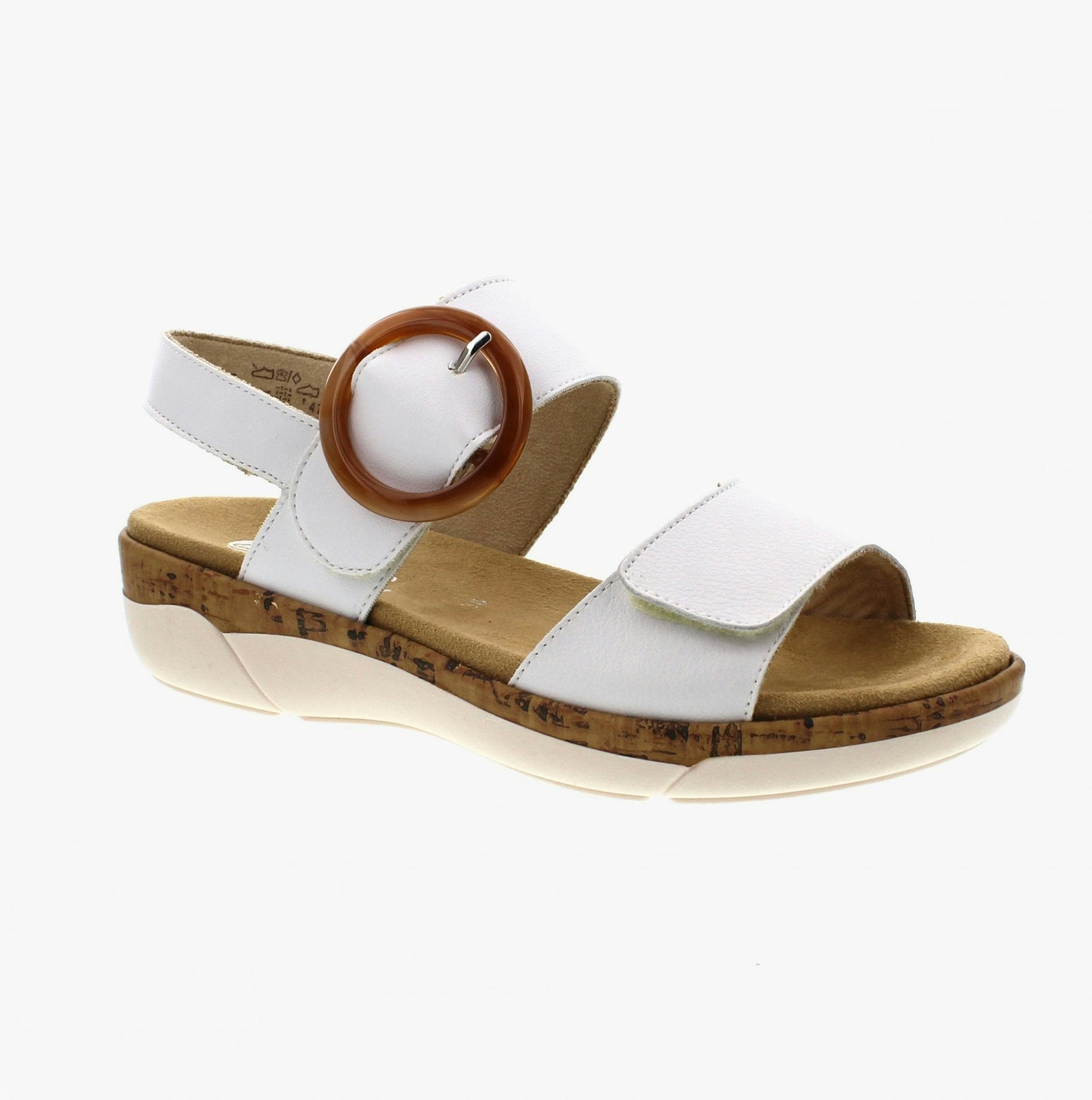 Remonte Women's White Jocelyn Sandals - Uk 8