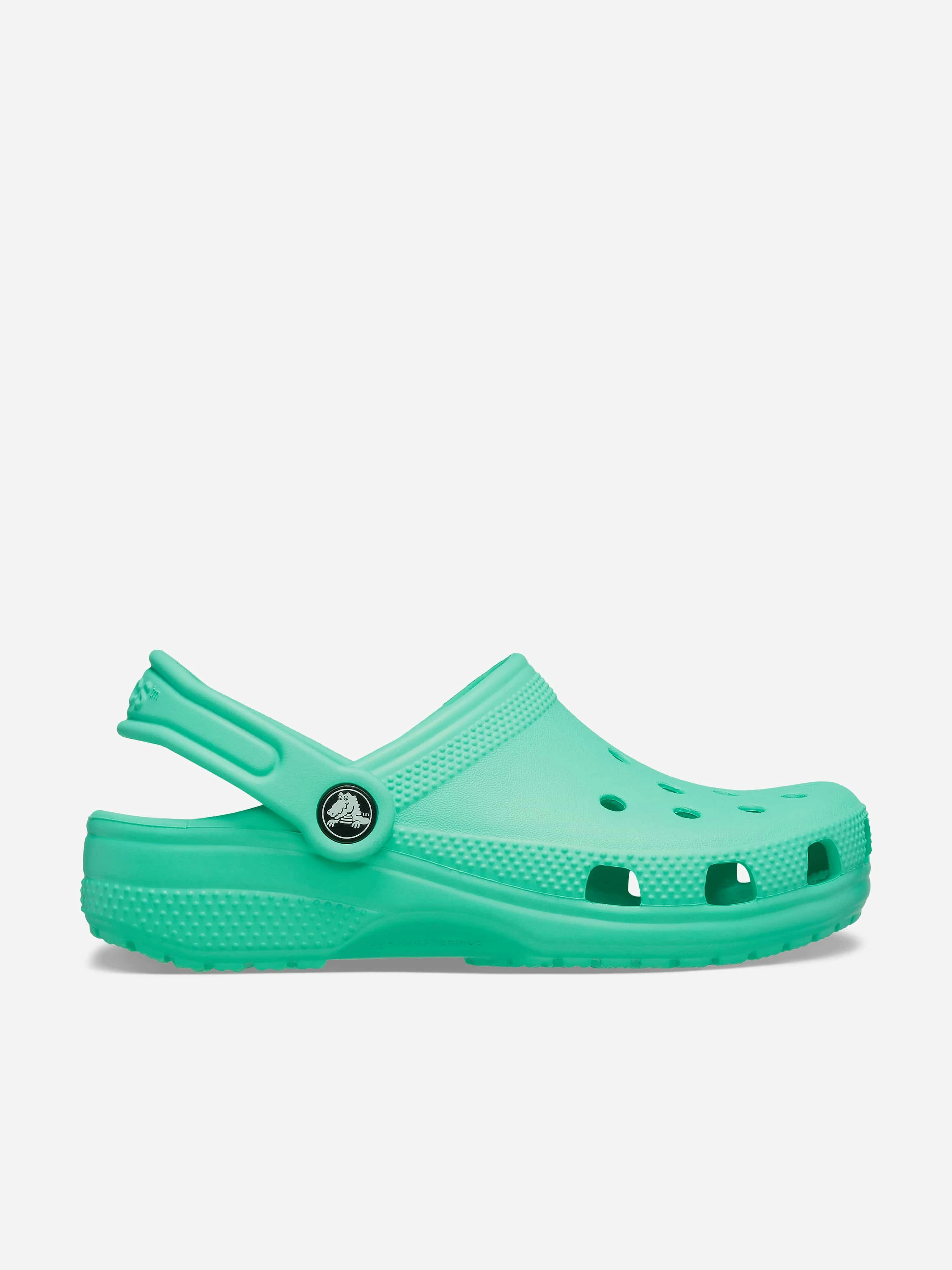 Crocs Boys Green Kids Classic Clog In - Eu 23 - 24 Uk 7 Us 7