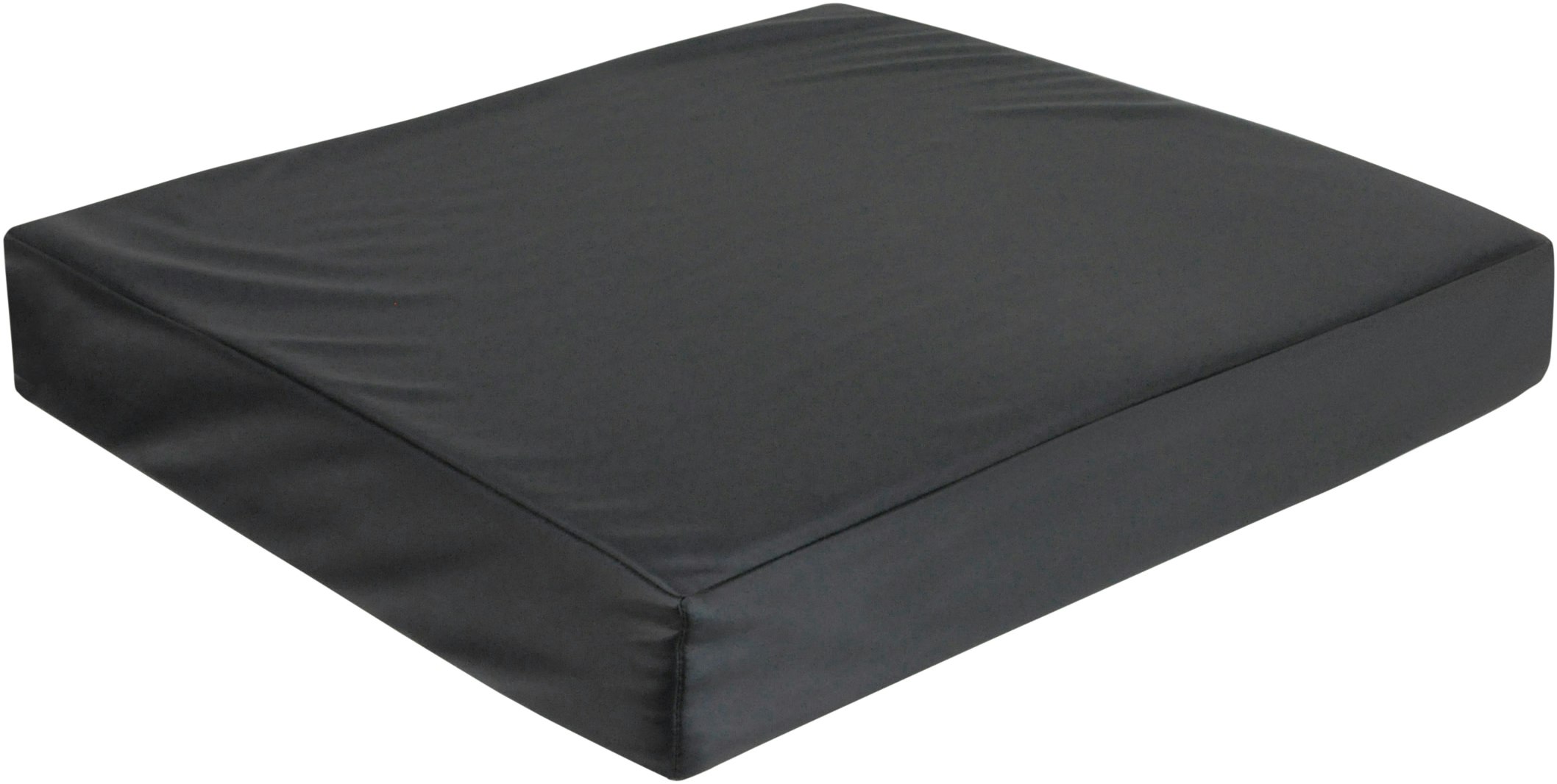 Aidapt Black Vinyl Wheelchair Cushion Memory Foam 457X406x50