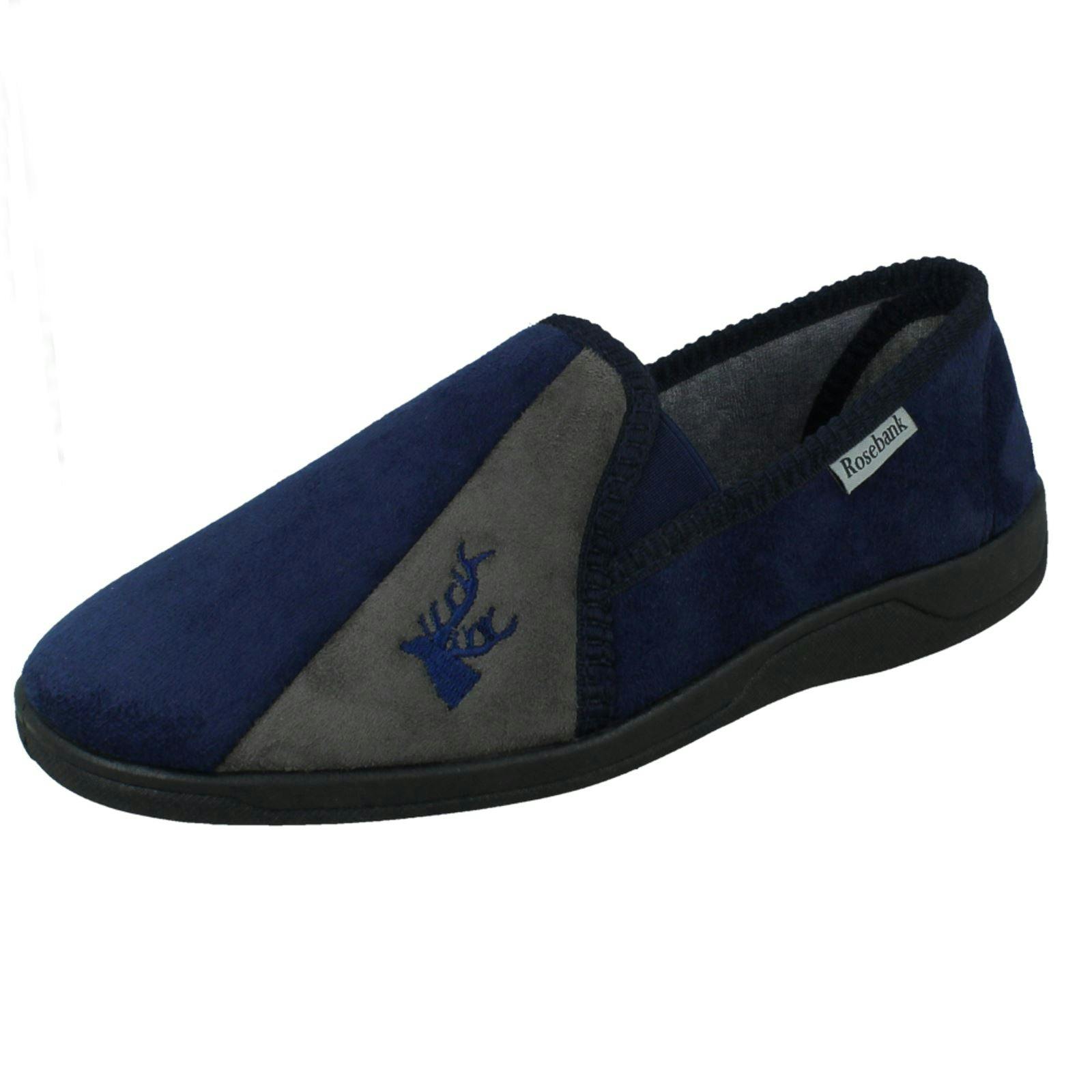 Rosebank Men's Slippers Daniel - Navy - Uk 12