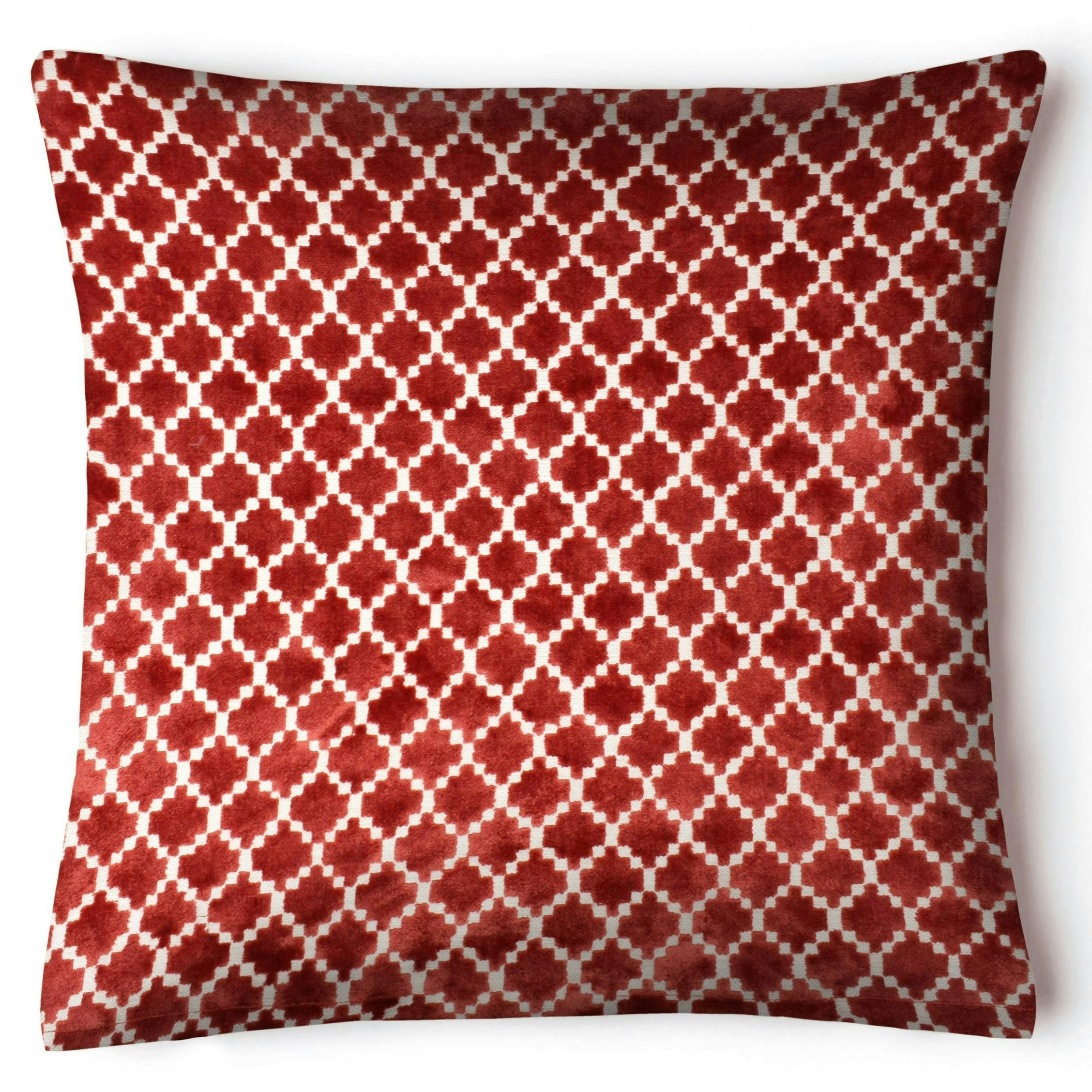 Intimates Red Stylish Ethnic Fusion Cushion - 43Cm X 43Cm