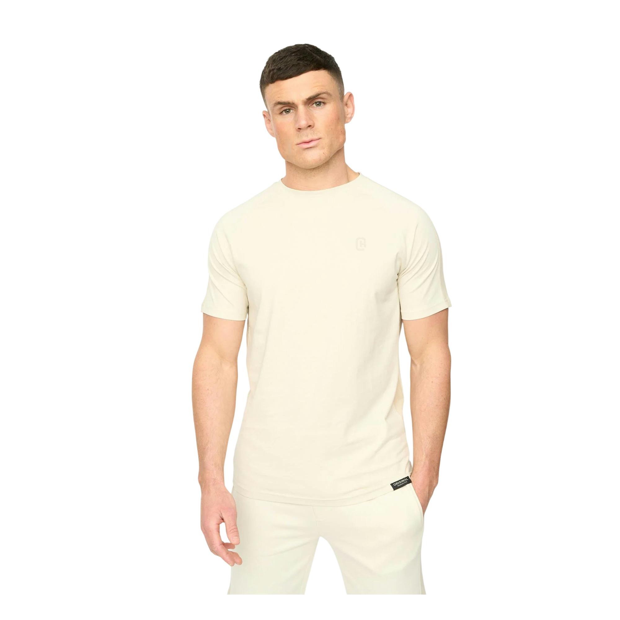 Crosshatch Men's Cresswill T-Shirt - Neutral - Xl - Neutral - 100% Cotton