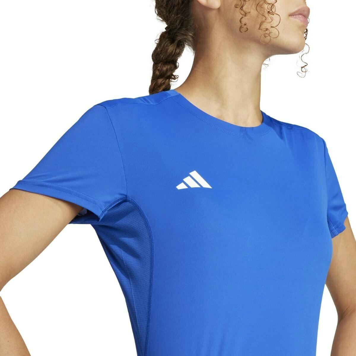 Adidas Women's Blue Adizero Aeroready Running T-Shirt It1462 - M
