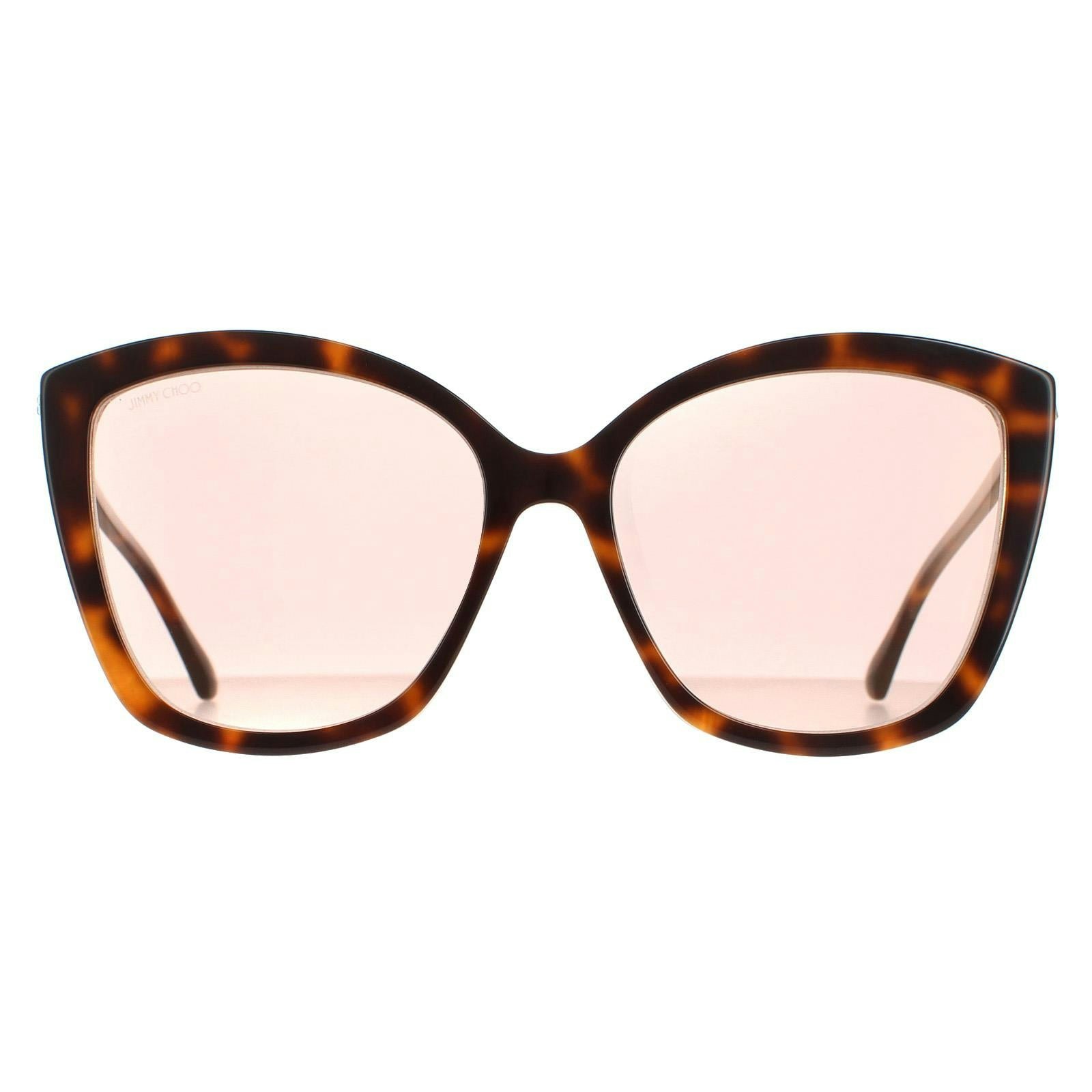 Jimmy Choo Women's Pink Nat/S Havana Sunglasses