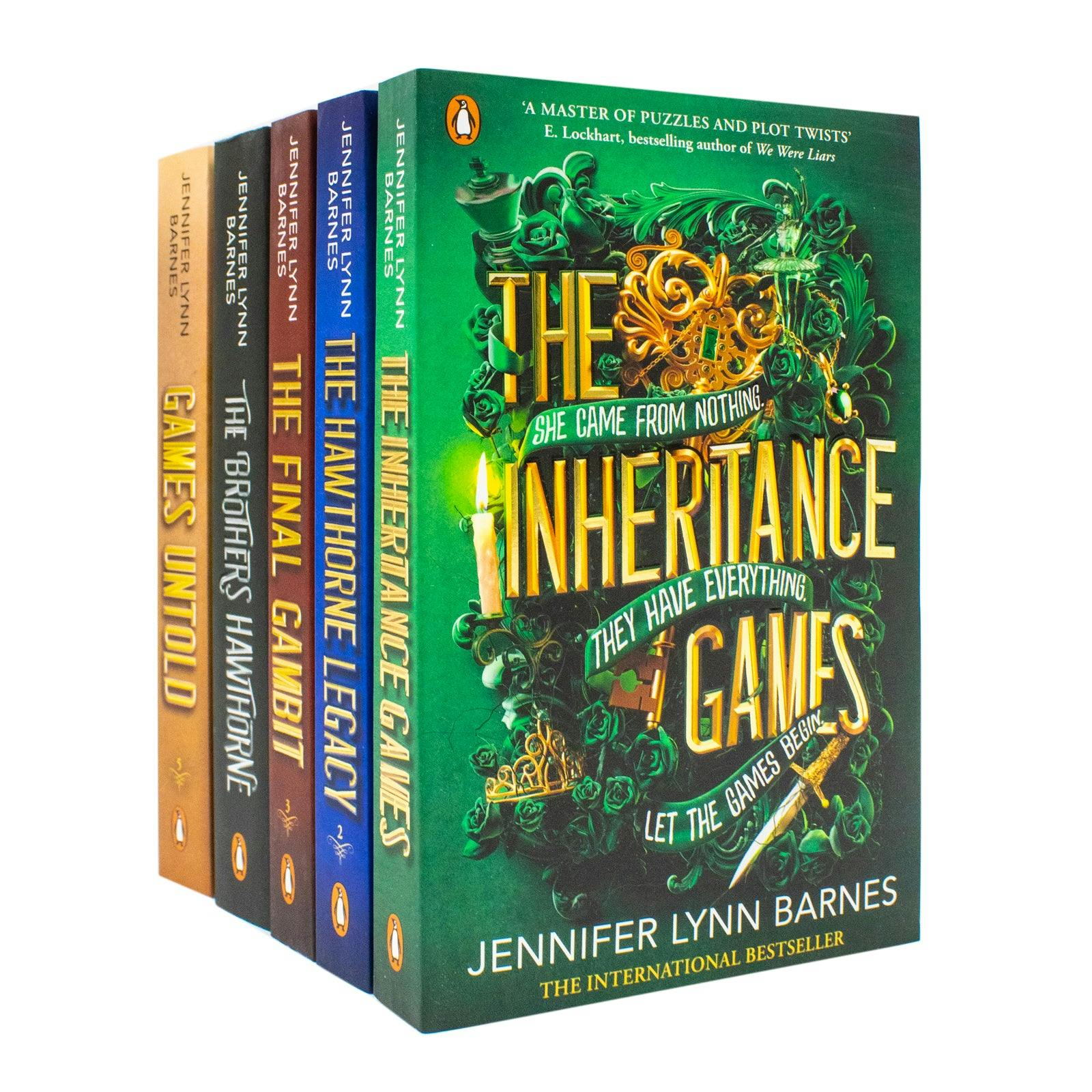 Various Publishers The Inheritance Games Series 5 Books Collection Set By Jennifer Lynn Barnes – The Inheritance Games, The Final Gambit & Mystery Thriller Collection