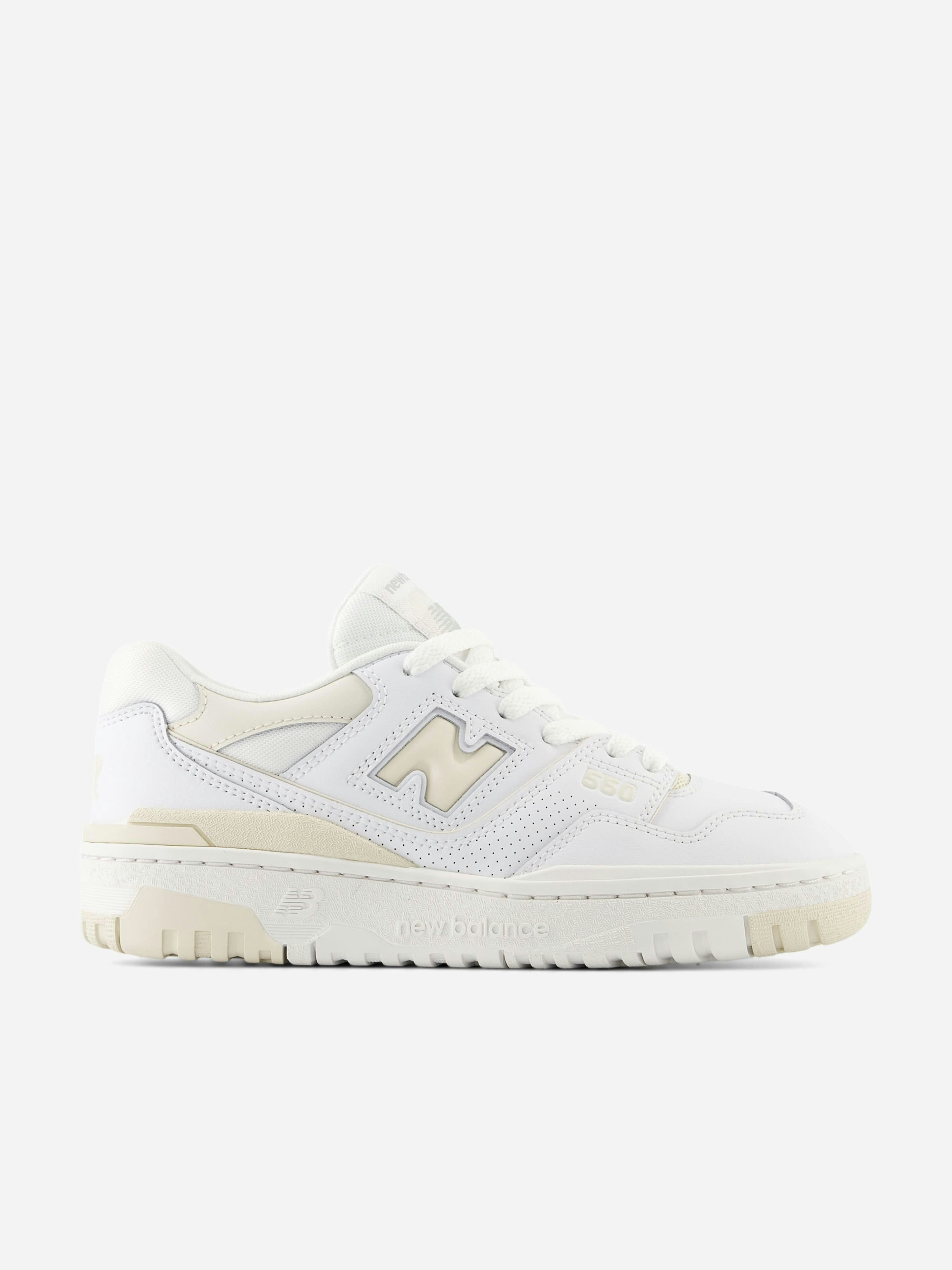 New Balance White Kids 550 Trainers In - Eu 38 Us 5.5 Uk 5