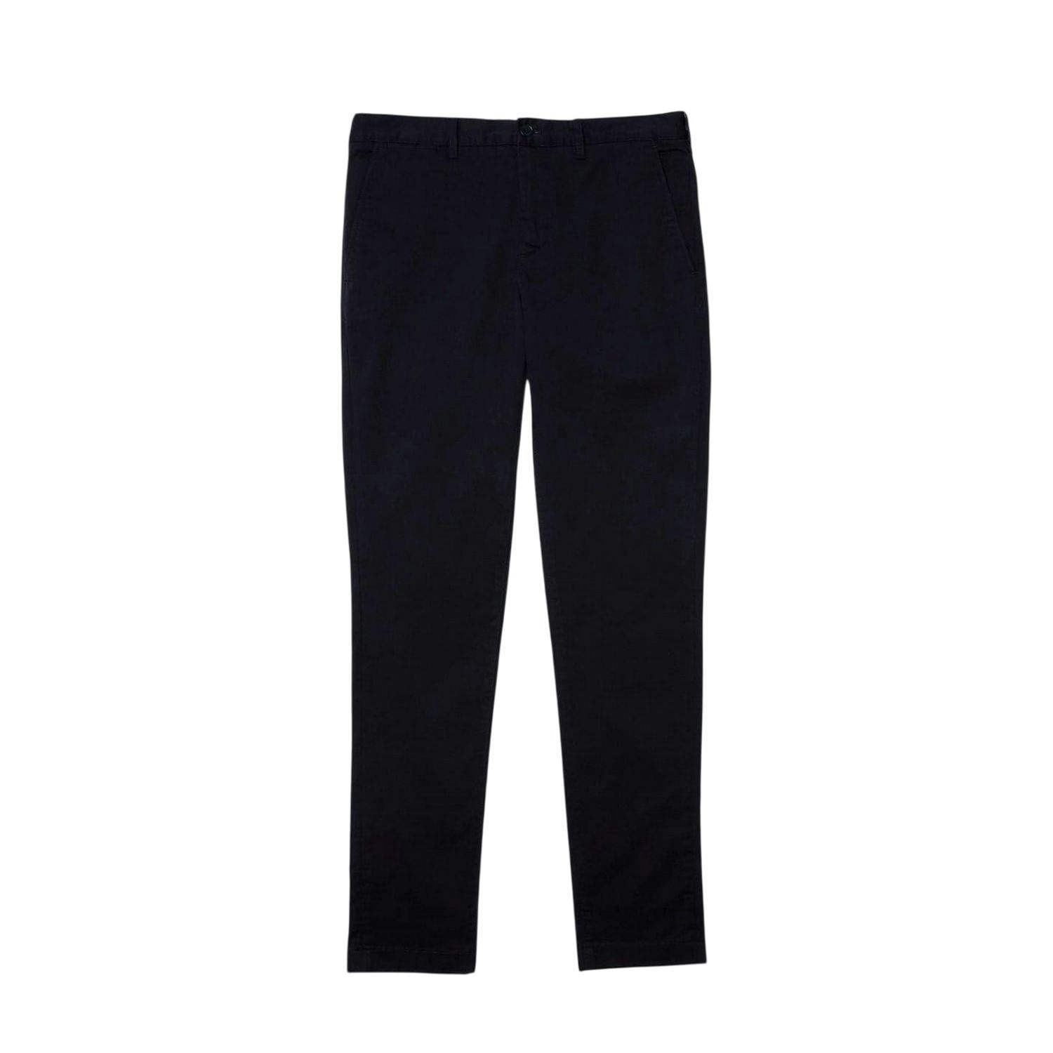 Lacoste Men's Organic Cotton Slim Chinos - Navy - 40L - Navy - 100% Organic Cotton