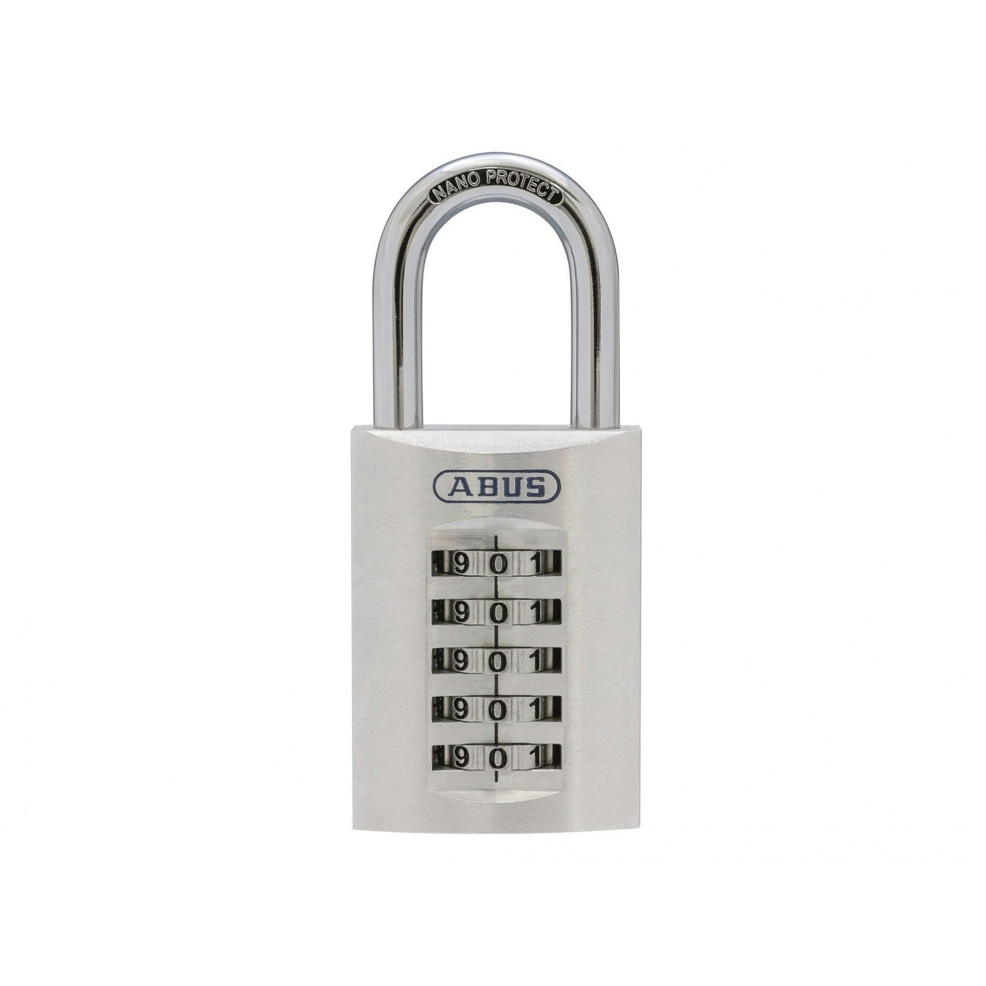 Abus Mechanical 183Al/45 Aluminium Combination Lock - Multi Colour