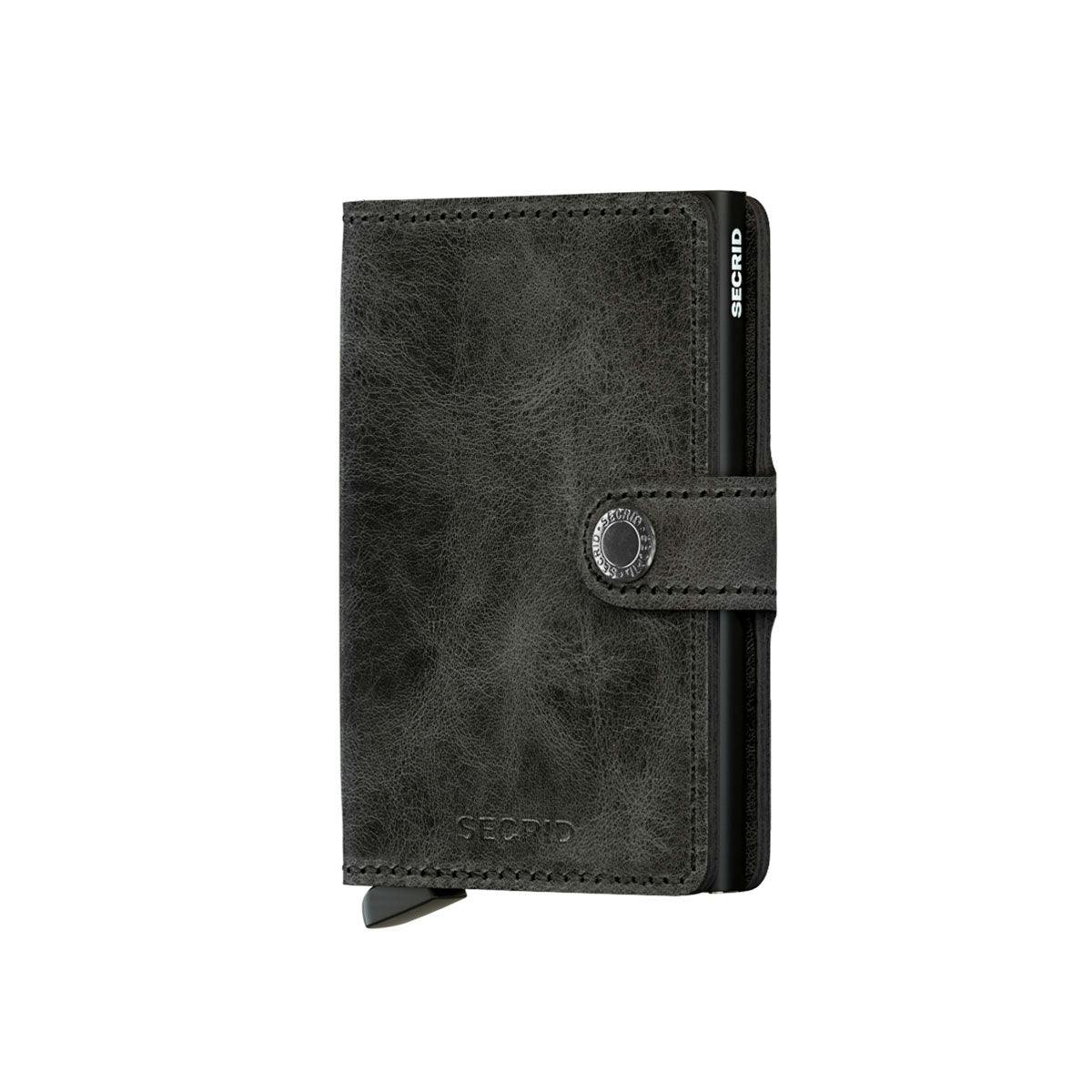 Secrid Black Mini Wallet Vintage Leather