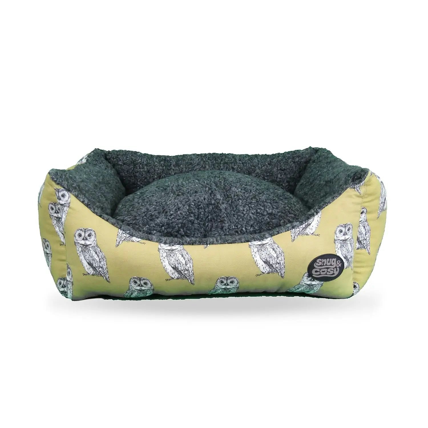 Snug And Cosy Pets Owl Print Bed - 36"