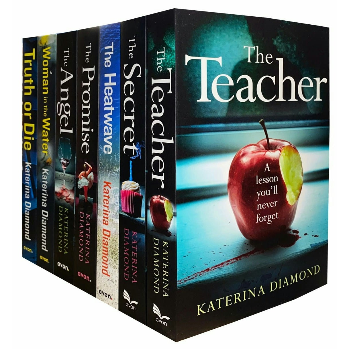 Harpercollins Grey Katerina Diamond 7 Books Set The Teacher, The Secret, The Angel, The Promise, Truth Or Die & More