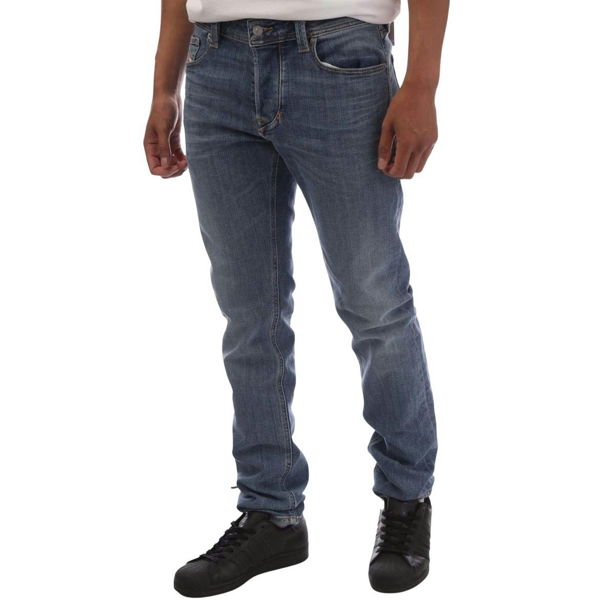 Diesel Men's 1986 Larkee Beex Jeans - Denim - Denim - 29L - 99% Cotton/1% Elastane