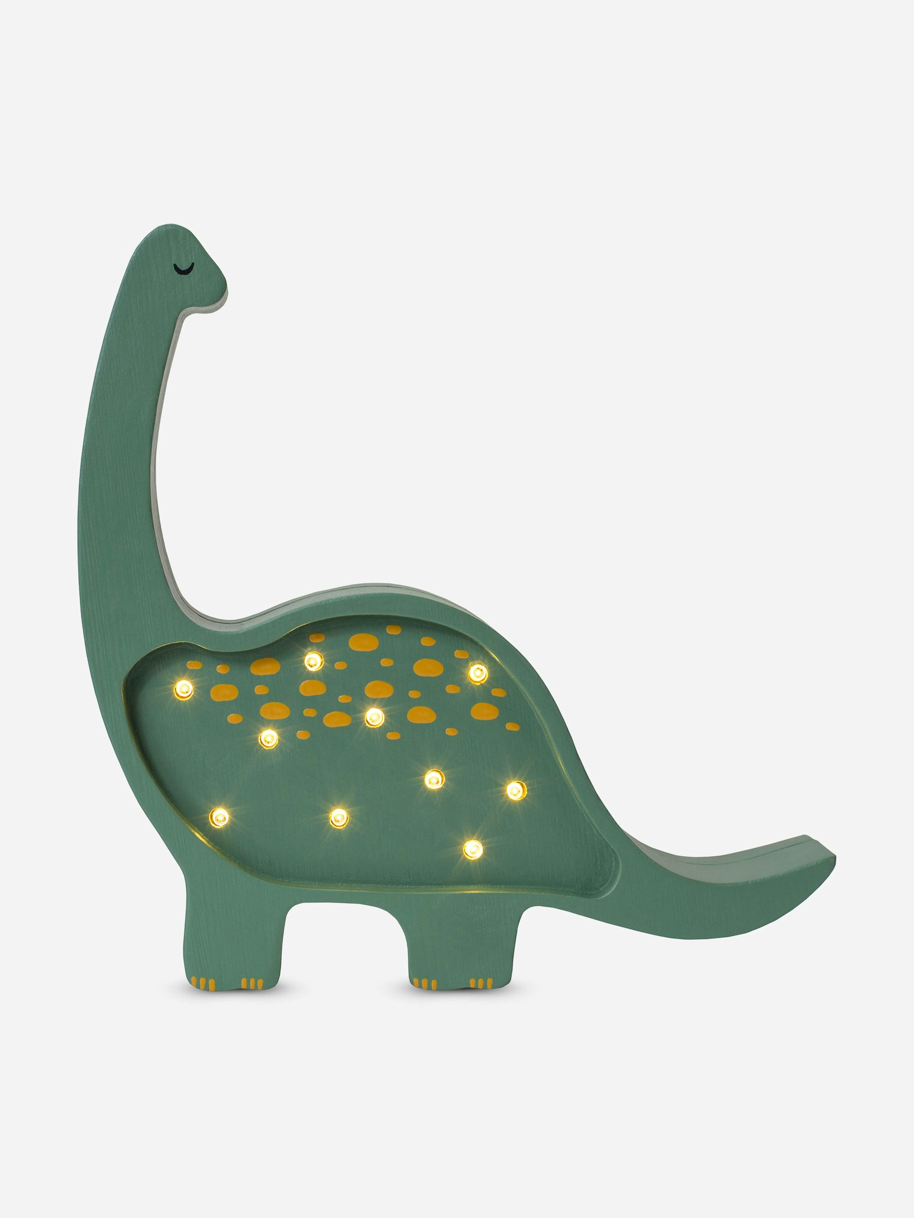 Little Lights Green Dino Mini Lamp In (22X24x5.5 Cm) - One Size