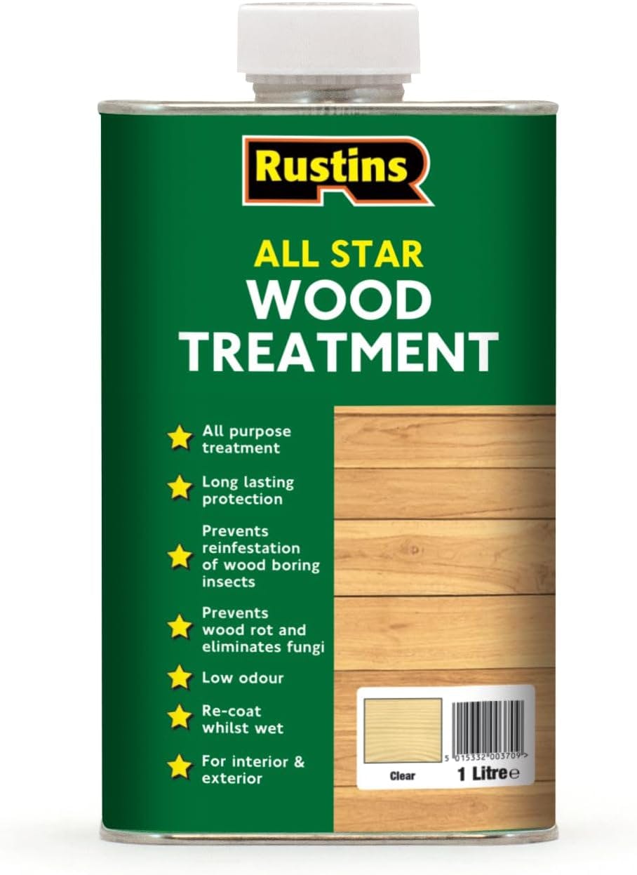 Rustins All Star Wood Treatment - 1L - Clear