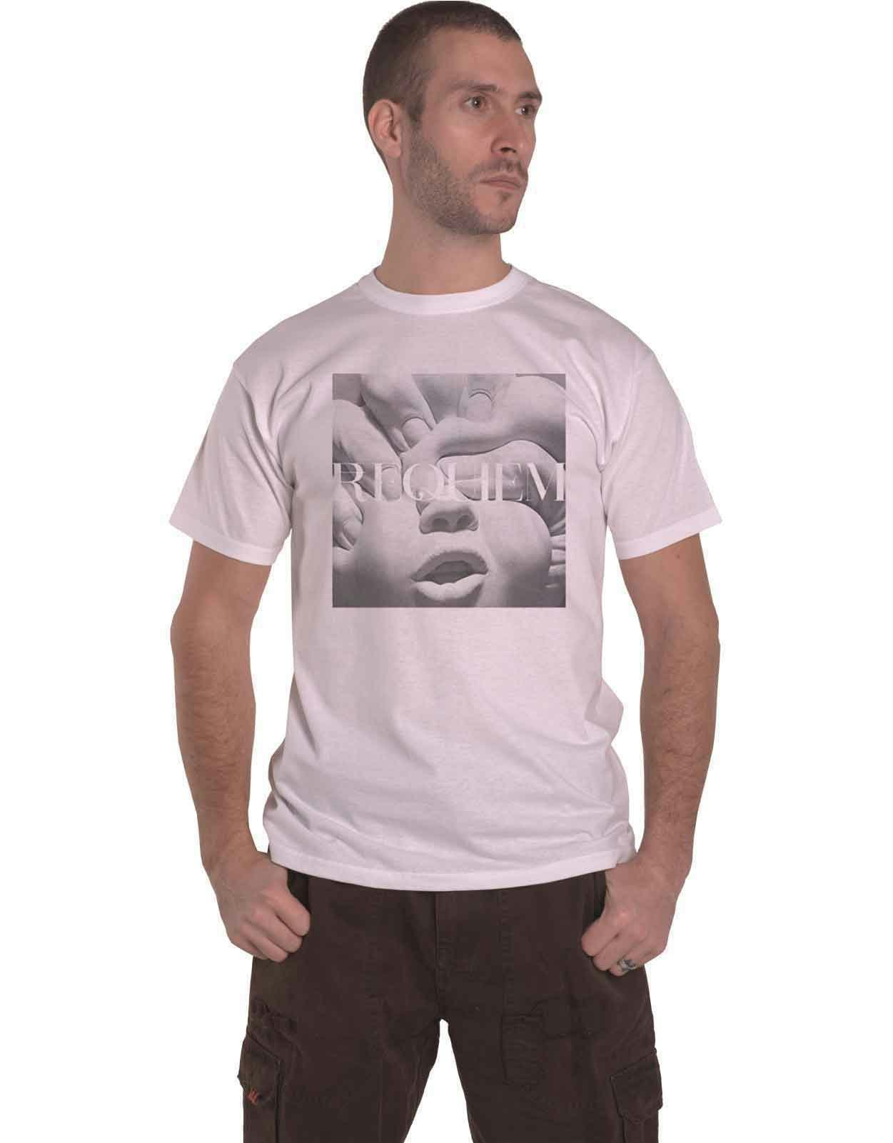 Paradiso Clothing Unisex White Paradiso Korn Requiem Album Cover T Shirt - Medium
