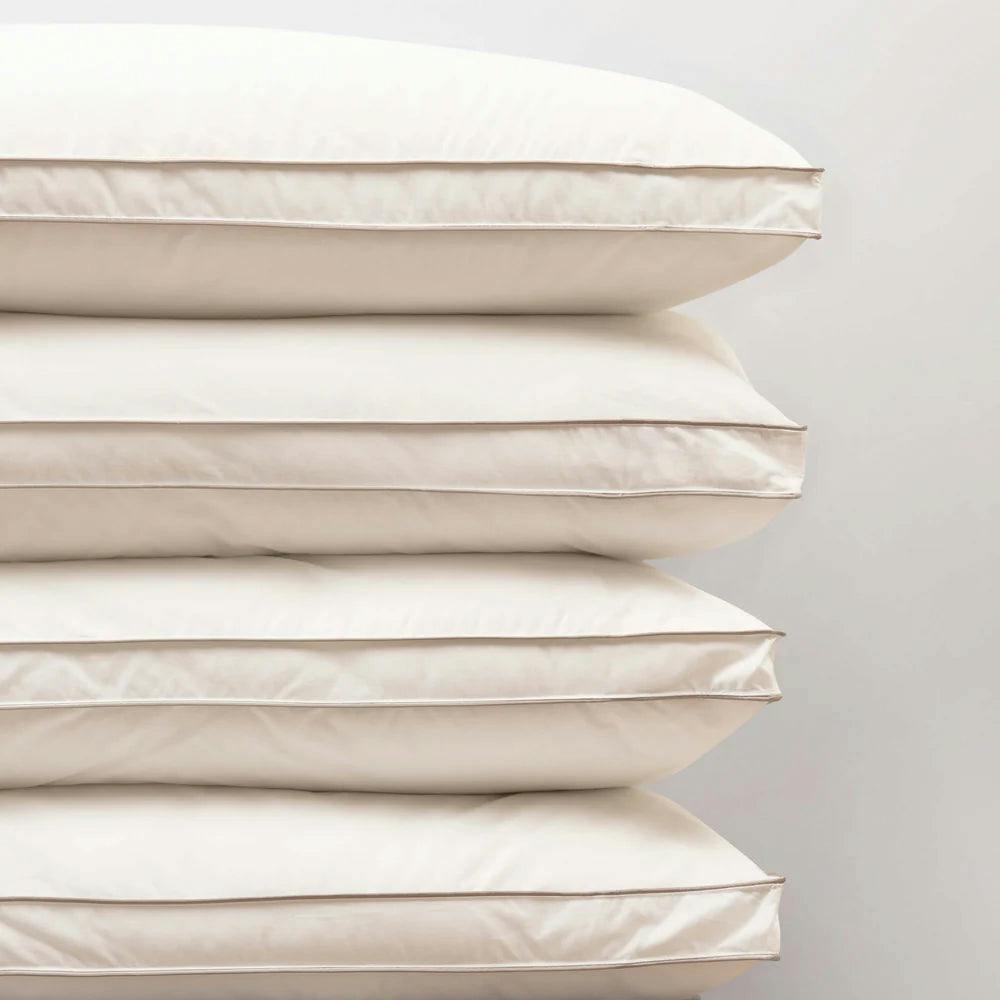 Rackhams Soft As Down Pillows - Medium/Firm - Standard - 4 Pack