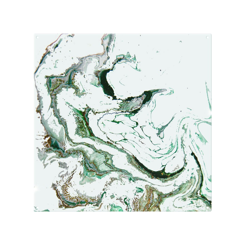 Rackhams Green Marble Splash Back - Size 60 X 50Cm