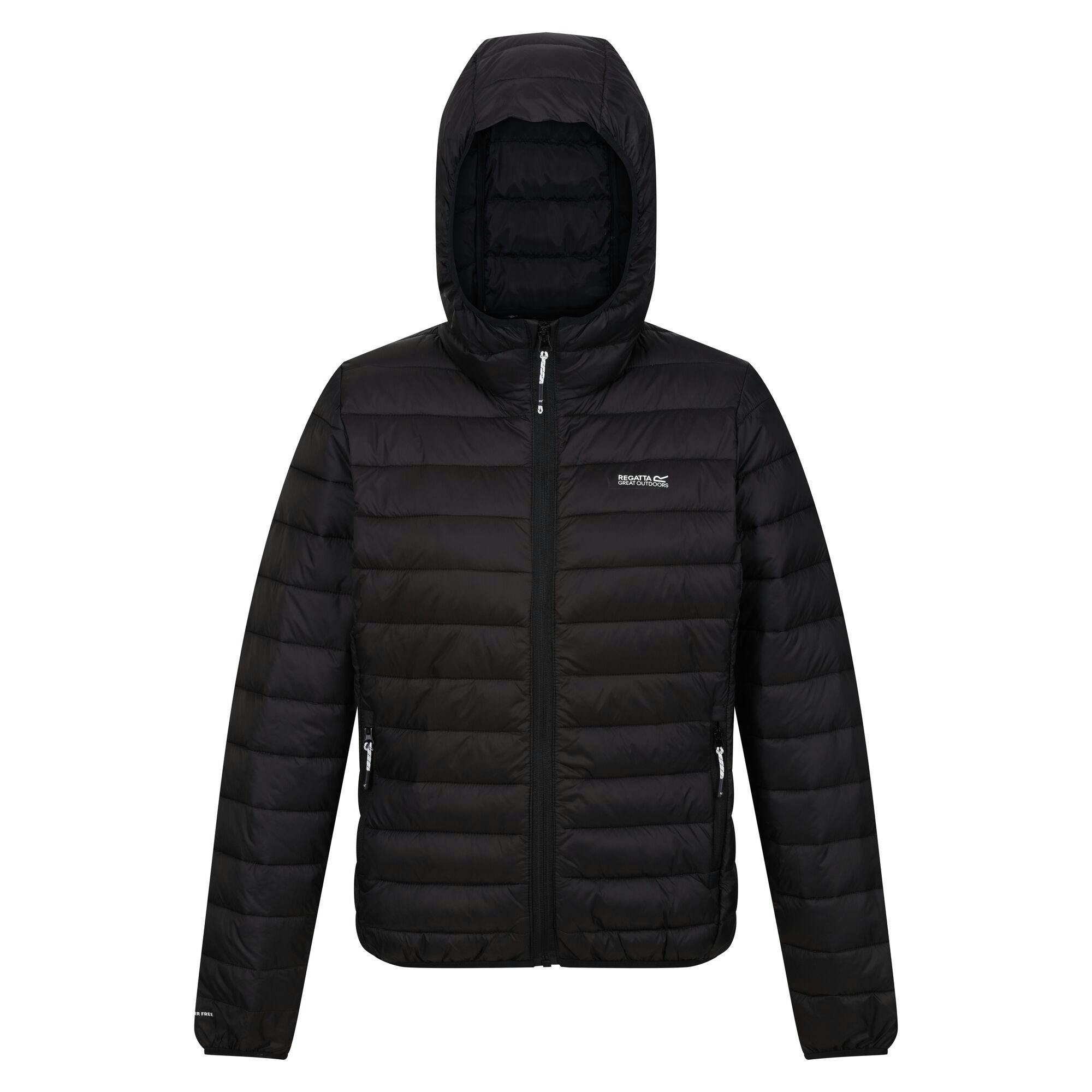 Regatta Women's Black Marizion Hooded Padded Jacket - 16 Uk - 100% Polyamide