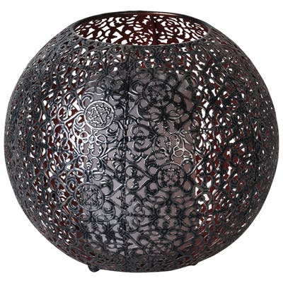 Luxform Light Solar Coco Metal Flame Effect Table 2Pk