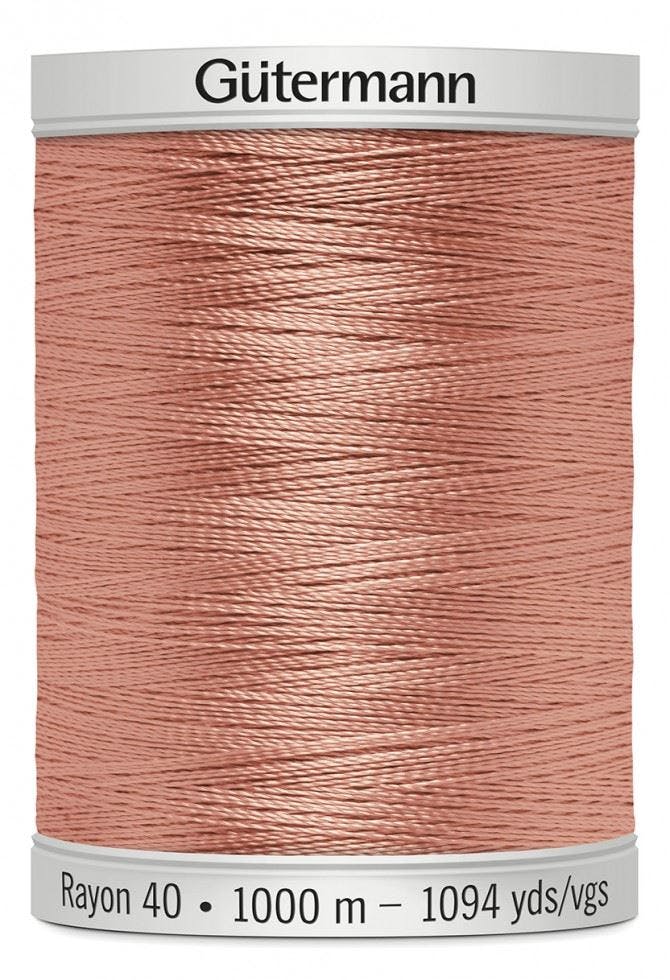 Gutermann No 40 Sulky Rayon Embroidery Thread 1000M Rayon Thread Suitable For Embroidery - 1019 - 1000 Metres