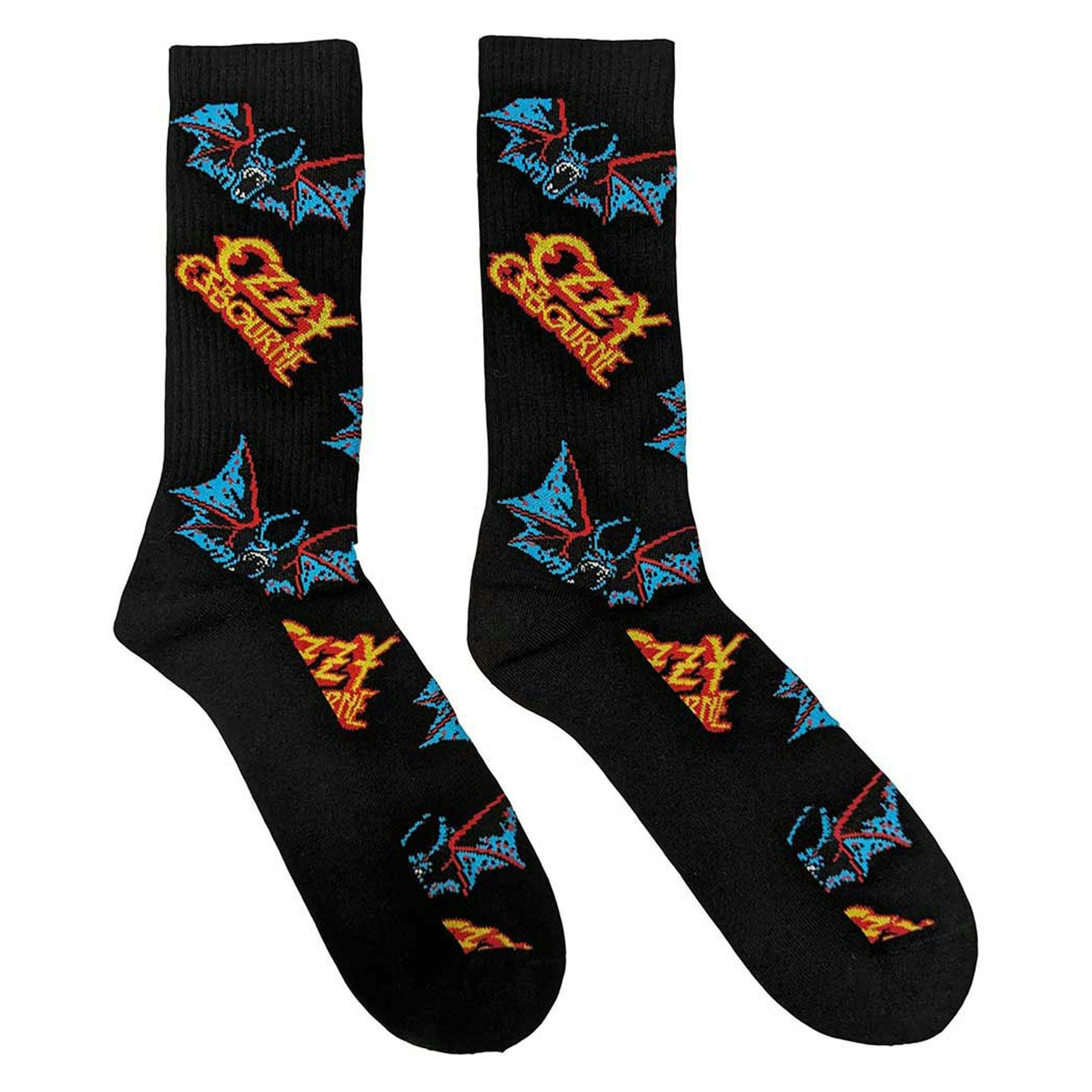 Paradiso Clothing Women's Ozzy Osbourne Logos And Bats Ankle Socks