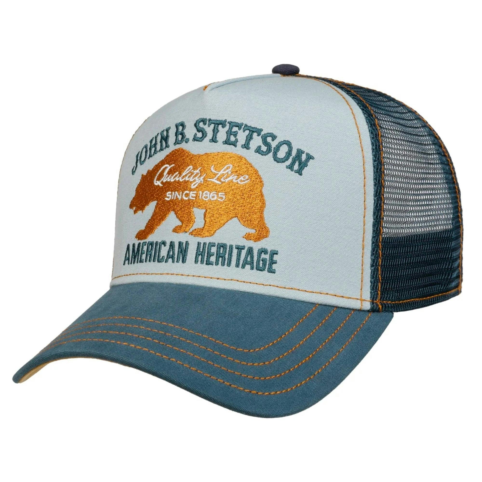 Stetson Light/Blue Trucker Cap - Blue
