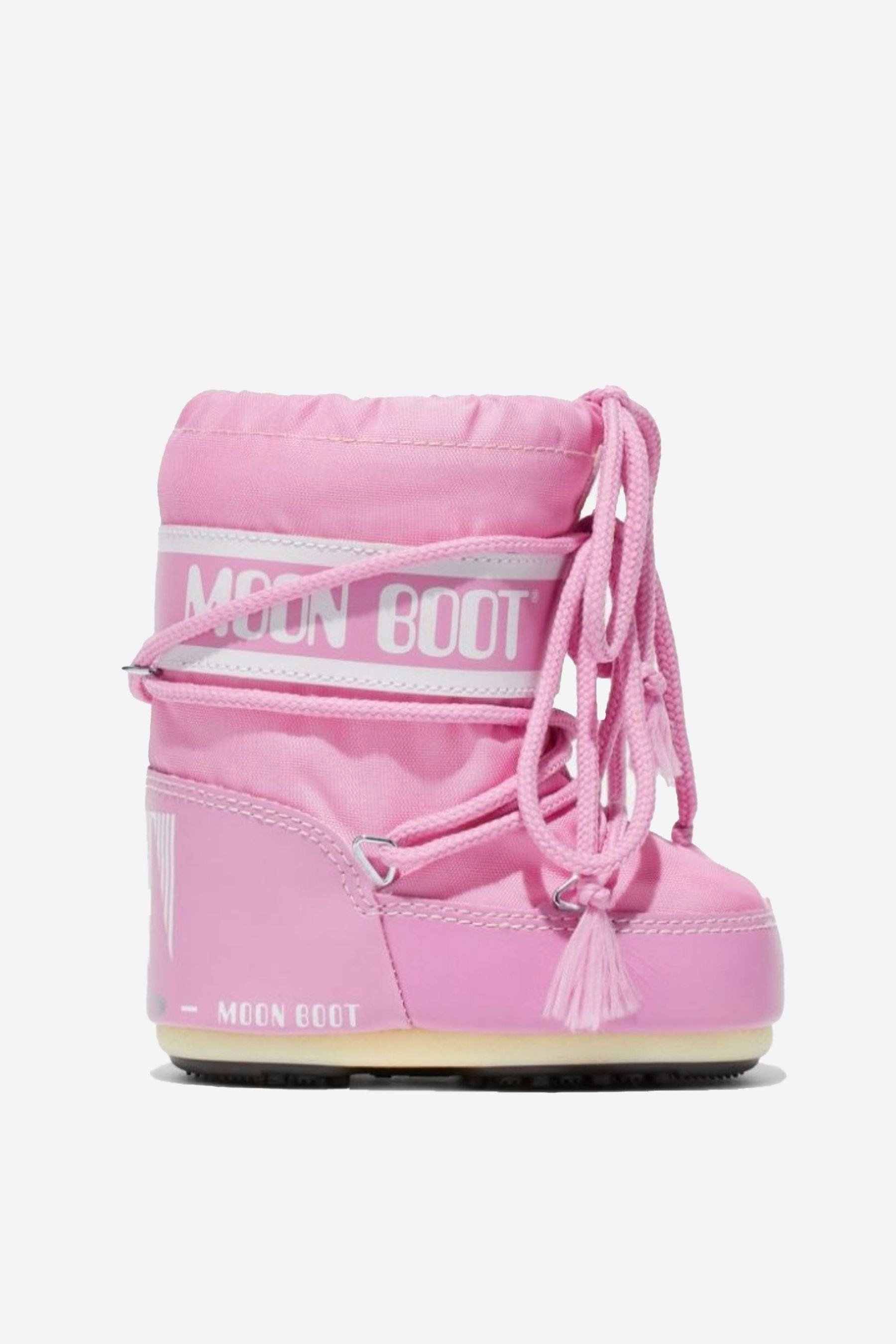 Moon Boot Girls Pink Icon Nylon Snow Boots In - Eu 39 - 41