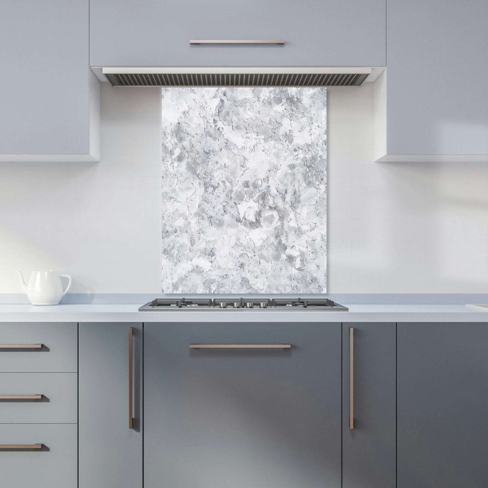 Warren Reed Grey - Designer Quartz Effect Kitchen Splashback - W600mm X H750mm