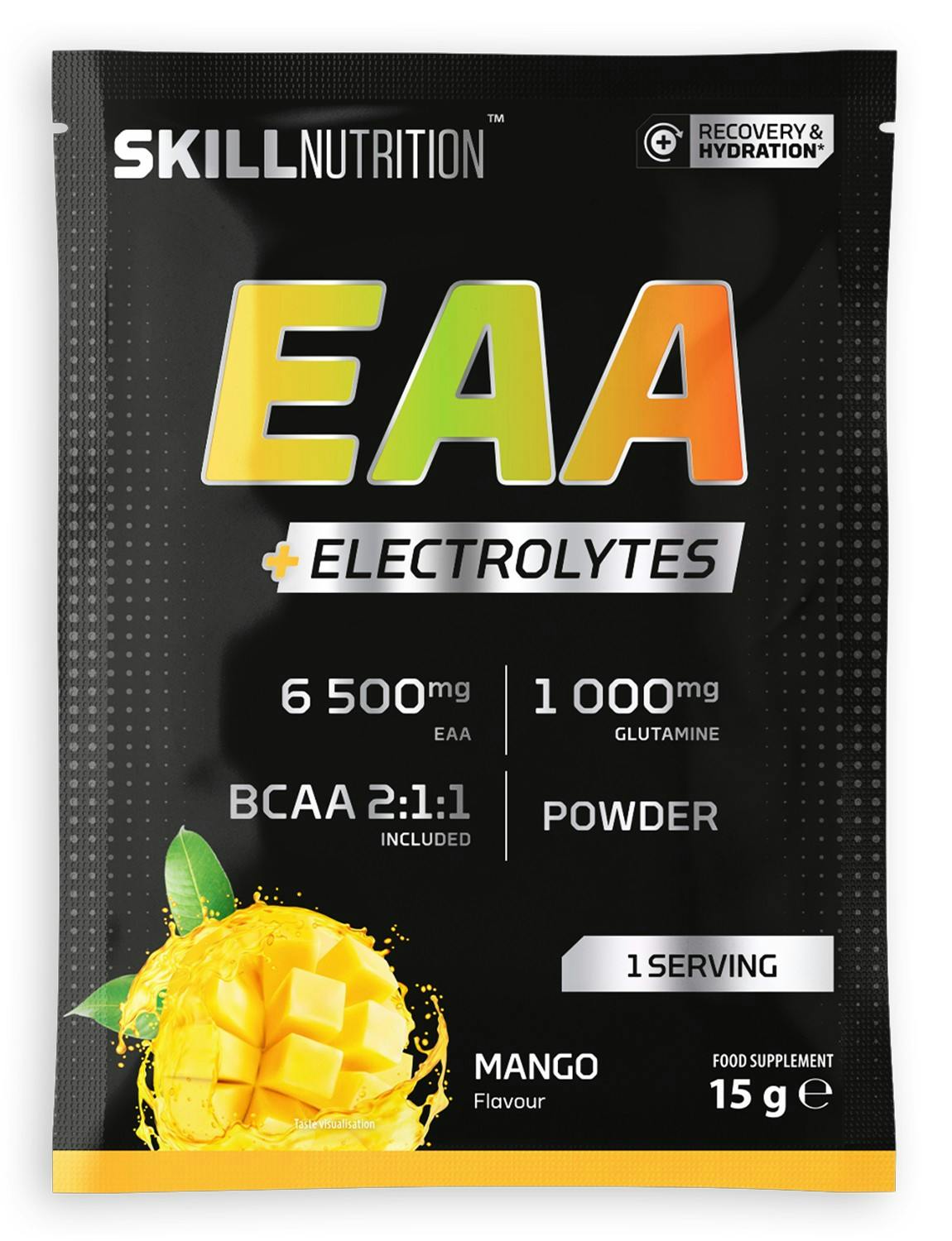 Skill Nutrition Eaa + Electrolytes, Mango - 15G (1 Serving)
