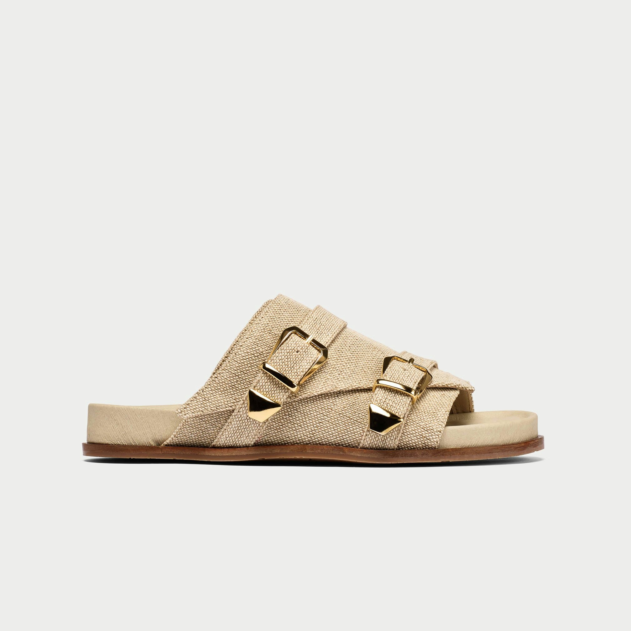 Calla Women's Light Lily - Linen Sandals - Uk 4 / Eu 37