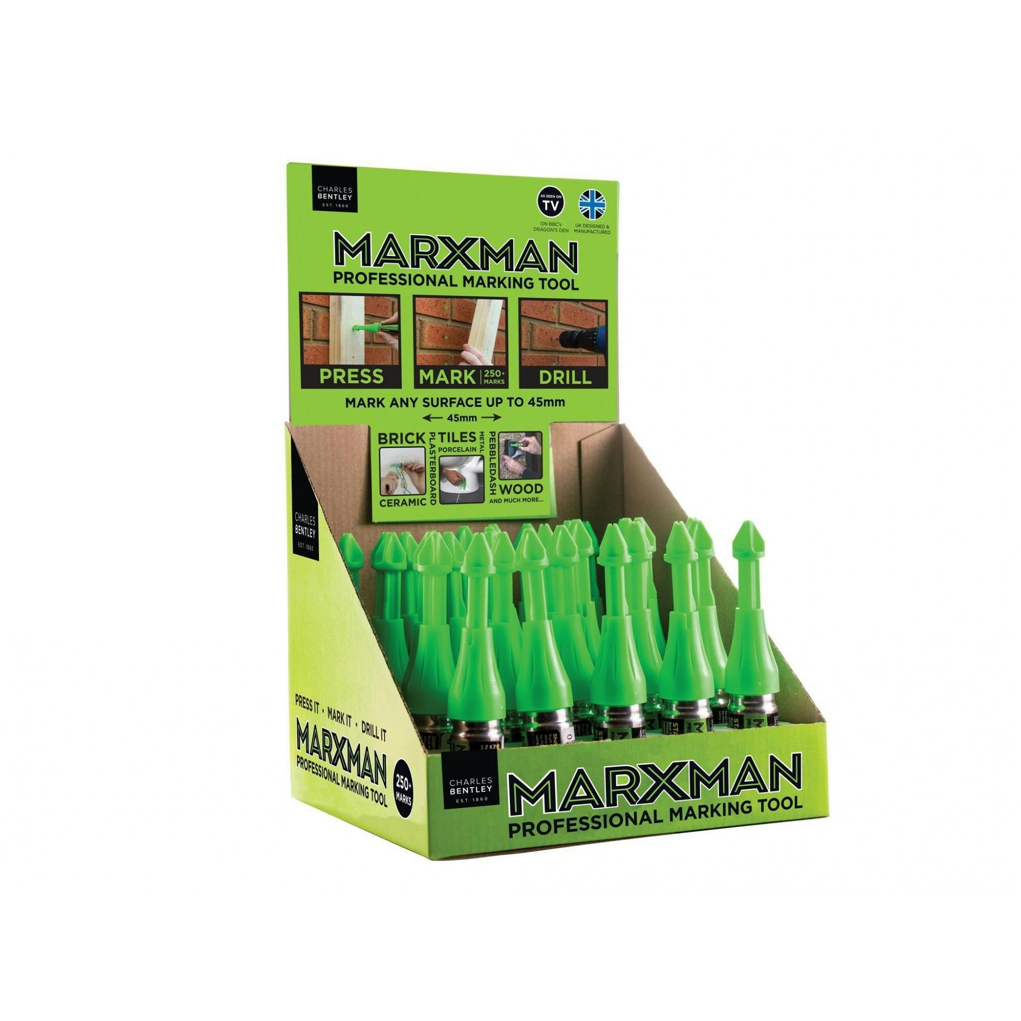 Marxman Green Standard Professional Marking Tool (Cdu Of 30) - Multi Colour - One Size - Multi Colour