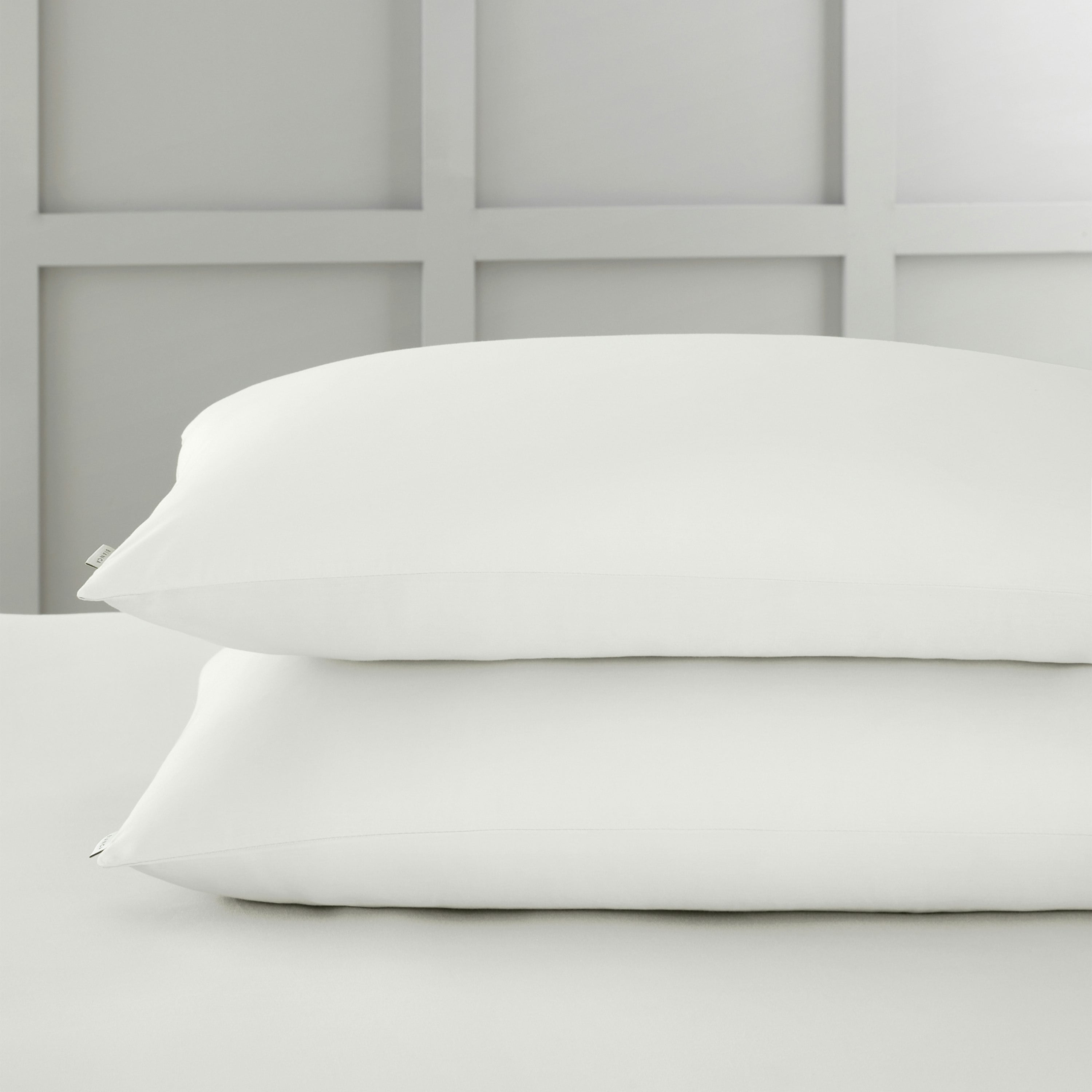 Bianca Ivory 400 Thread Count Cotton Sateen Standard Pillowcase Pair - 50X75cm (X2)