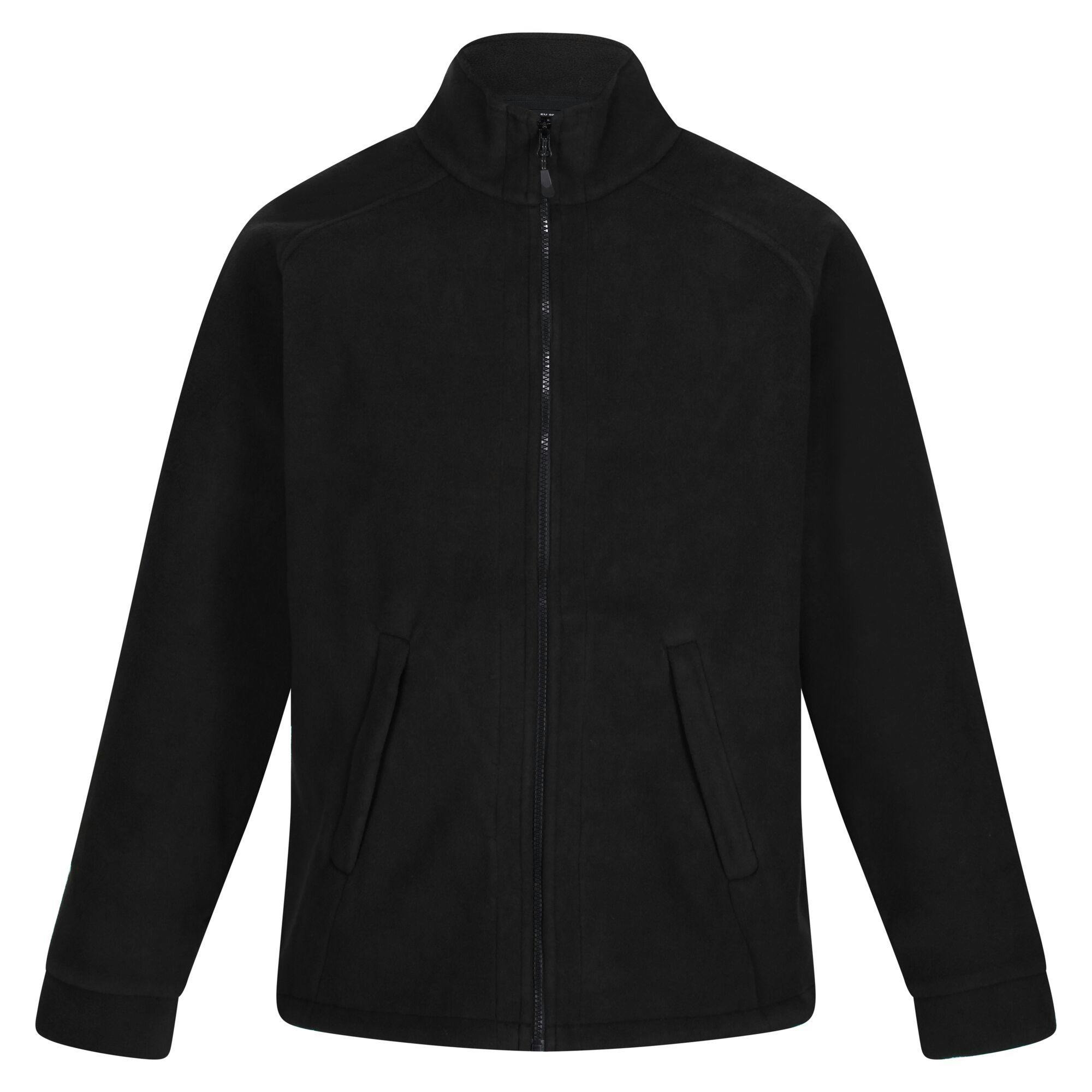 Regatta Black Sigma Symmetry Heavyweight Anti-Pill Fleece Jacket (380 Gsm) - 2XL - 100% Fleece