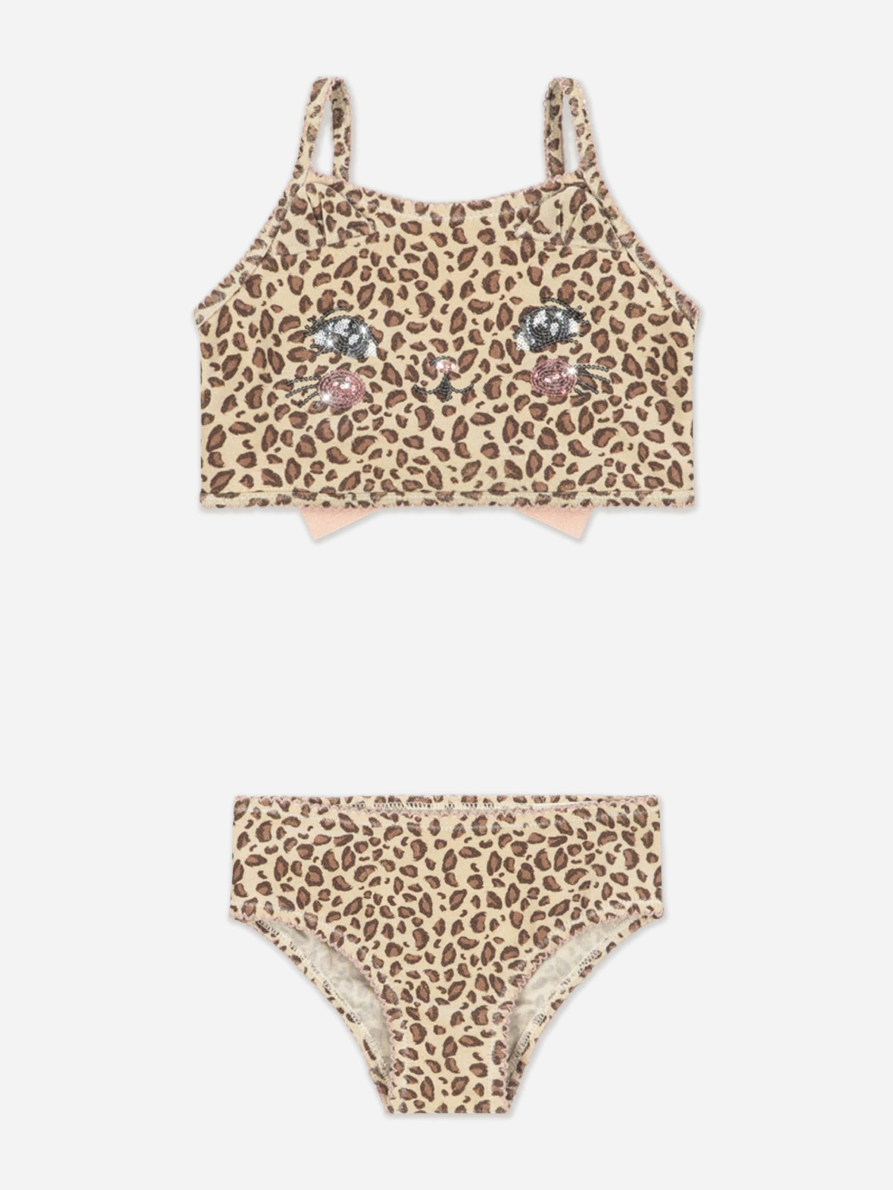 Konges Slojd Girls Brown Konges Sløjd Kitty Bikini In - 2 Yrs