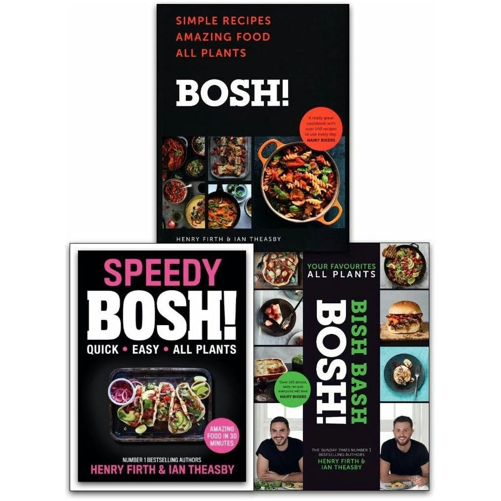 Various Publishers Bosh Series 3 Books Collection Set (Bosh: Simple Recipes, Bosh Bish Bash And Speedy Bosh)