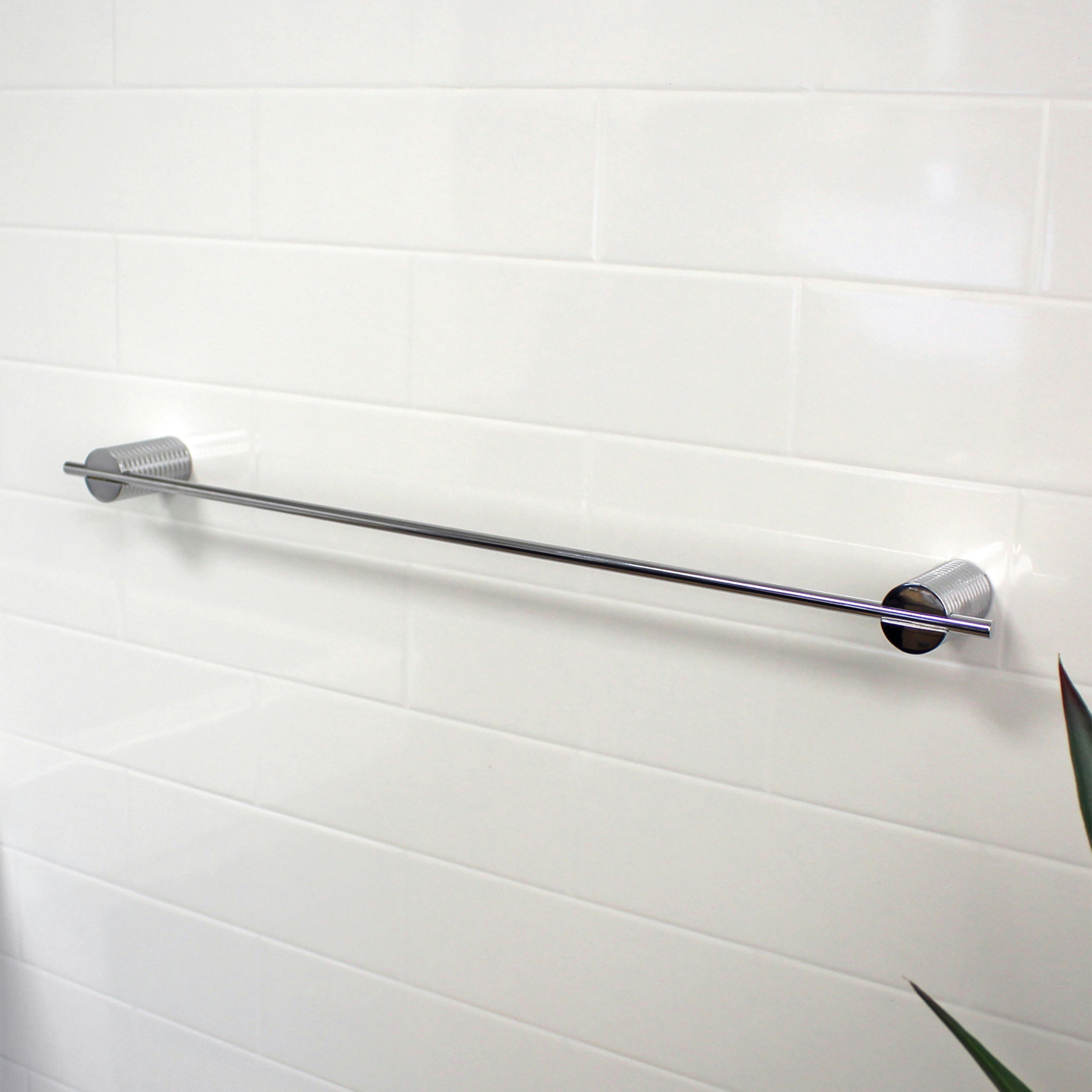 Showerdrape Vitality 500Mm Chrome Stainless Steel Wall Mounted Towel Rail