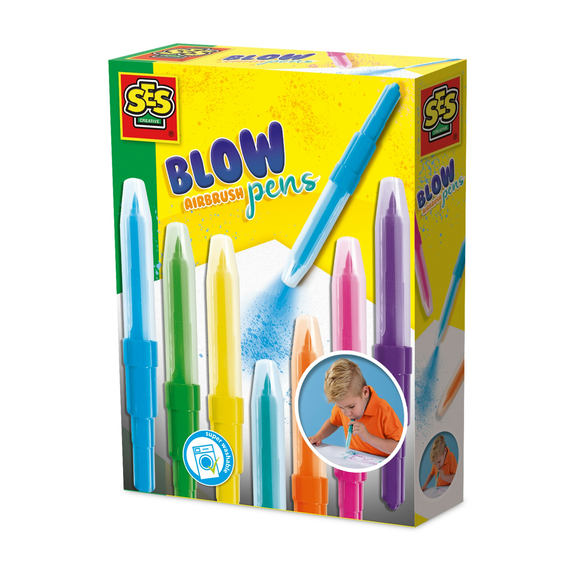 Geomag Ses Creative Blow Airbrush Pens