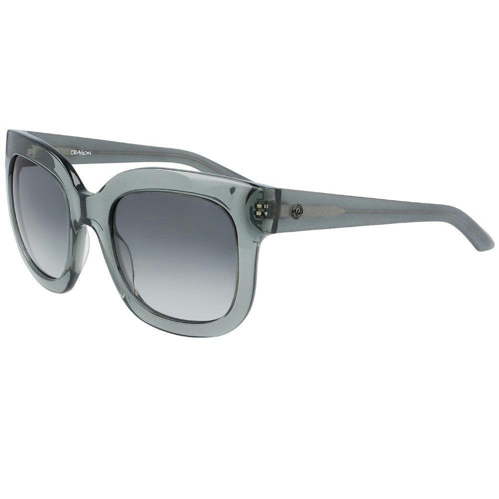 Dragon Women's Grey Flo - Crystal With Lumalens Smoke Gradient Lens - 54