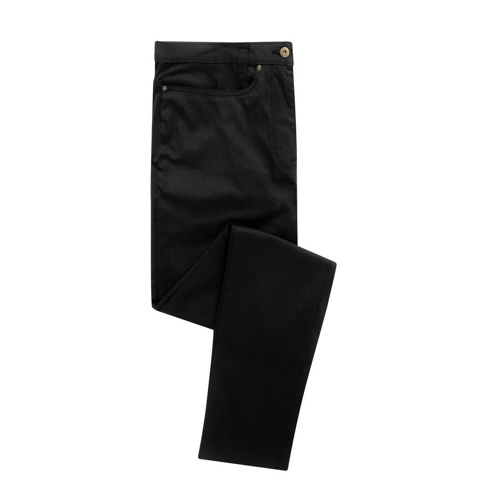 Premier Men's Black Performance Chinos In | Size: 36R - Image 4