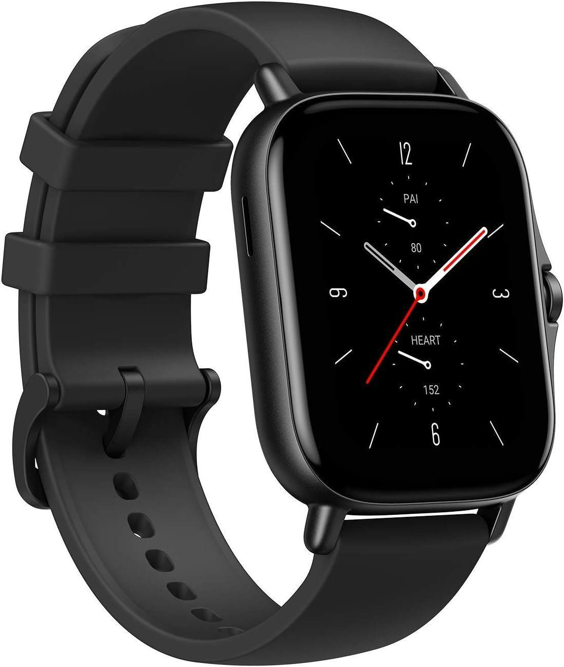 Amazfit Black Gts 2E Heart Rate, Fitness & Smart Watch Midnight