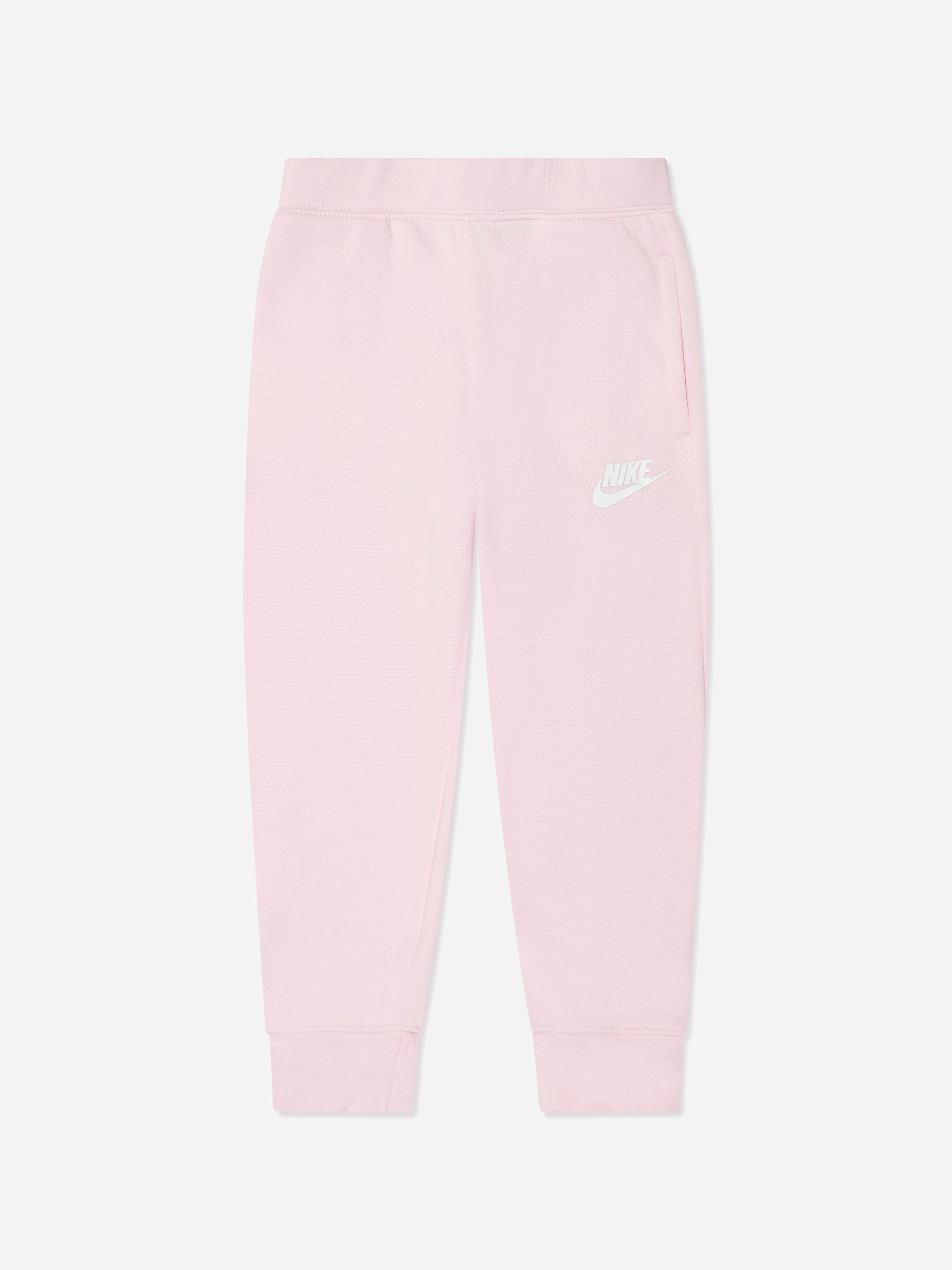 Nike Girls Pink Club Fleece Joggers In - 3 - 4.5 Yrs