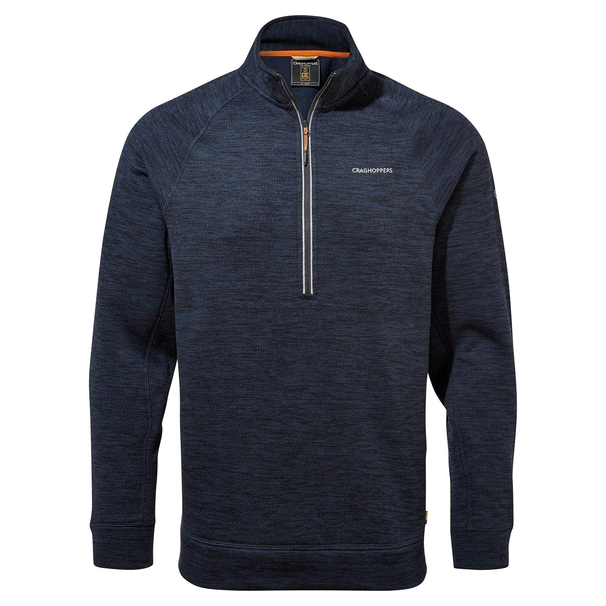 Craghoppers Men's Blue Stromer Half Zip Fleece - Navy - S - Navy - 100% Polyester