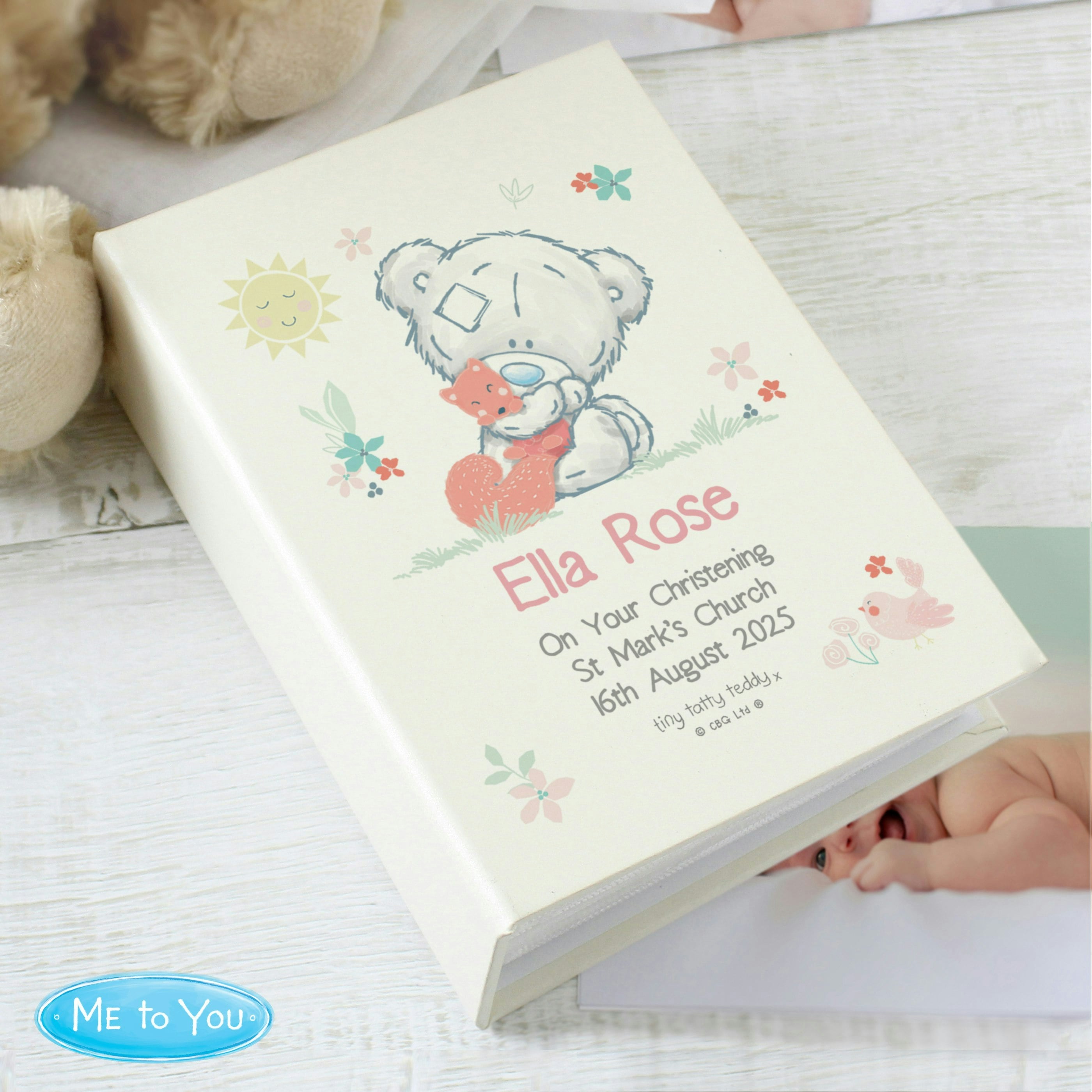Rackhams Personalised Tiny Tatty Teddy Woodland Animal 6X4 Photo Album