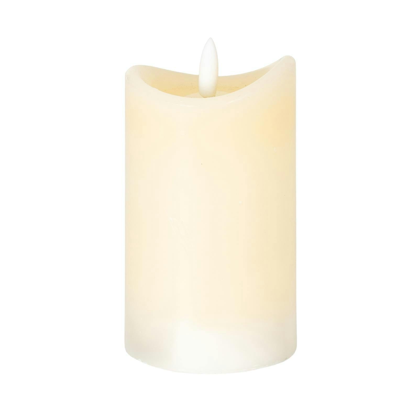 Rackhams Cream Luxe Collection Led Candle (Batteries Included) - One Size - 100% Mixed