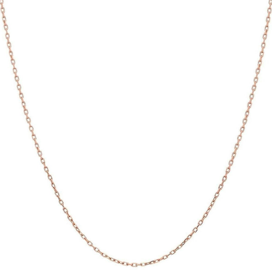 Spero London Silver/Gold Curb Chain Necklace Sterling - Rose - Rose
