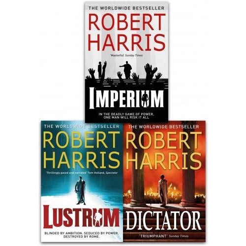 Arrow Cicero Trilogy Robert Harris Collection 3 Book Set Imperium Lustrum Dictator
