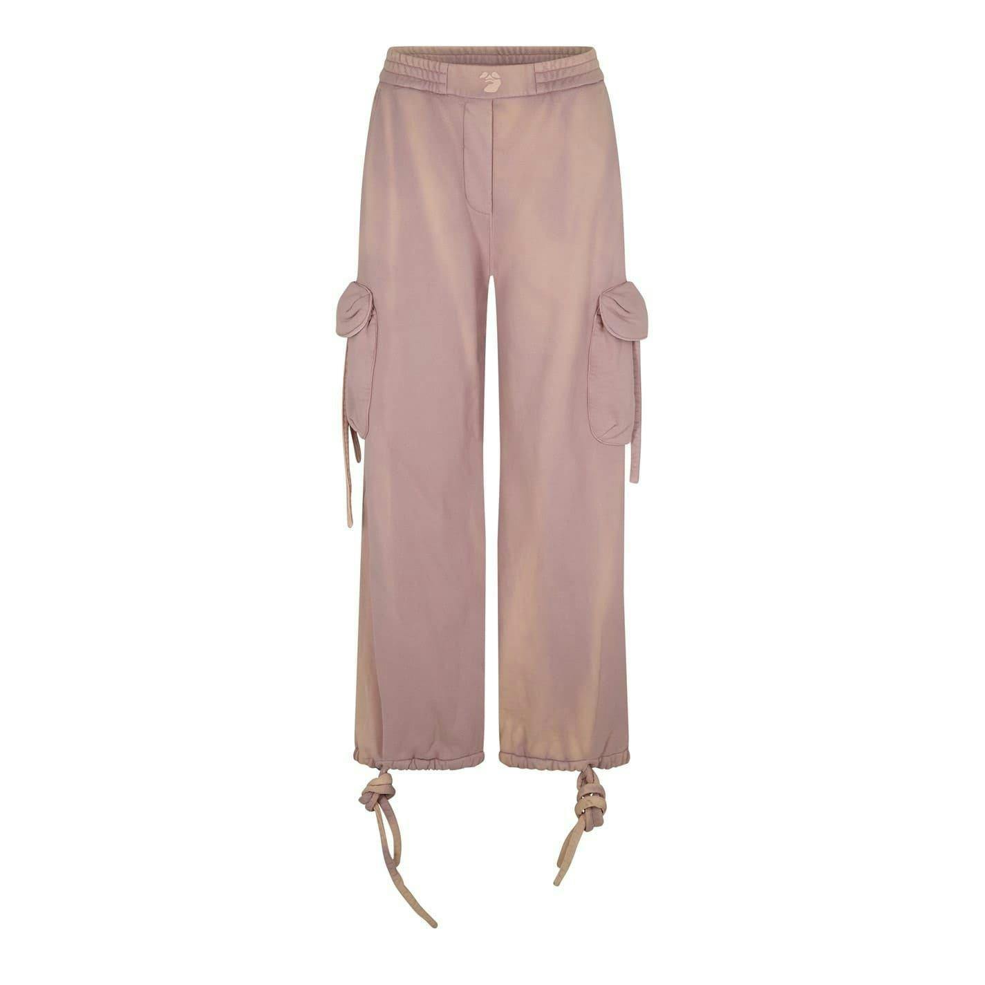 Off-White Women's White Off- Off Laundry Cargo Trousers - Nude - Xs - Nude - 100% Cotton